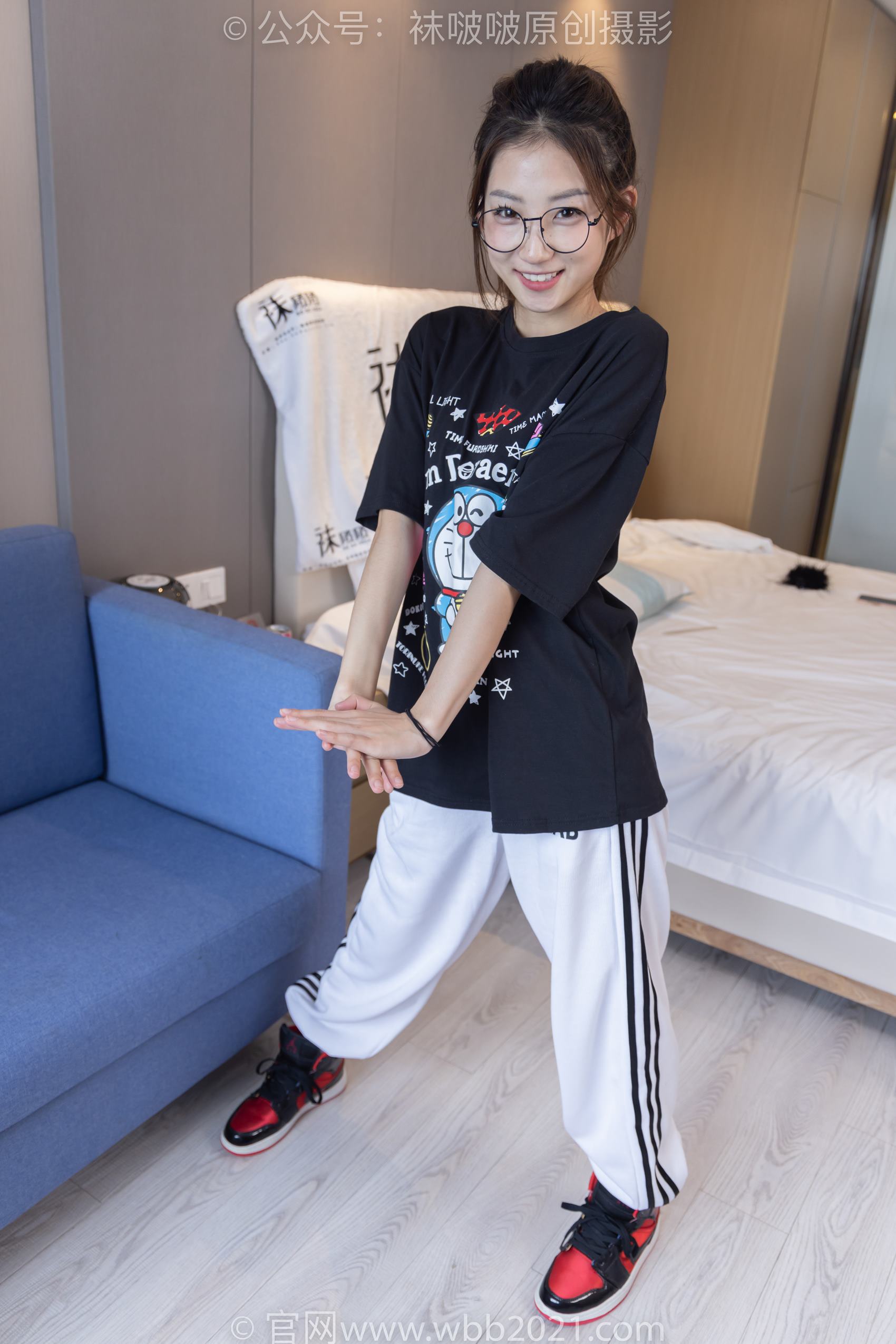 图片[37]-[BoBoSocks袜啵啵]NO.382 小沫-板鞋、白棉袜[143P] – 速更版-美库