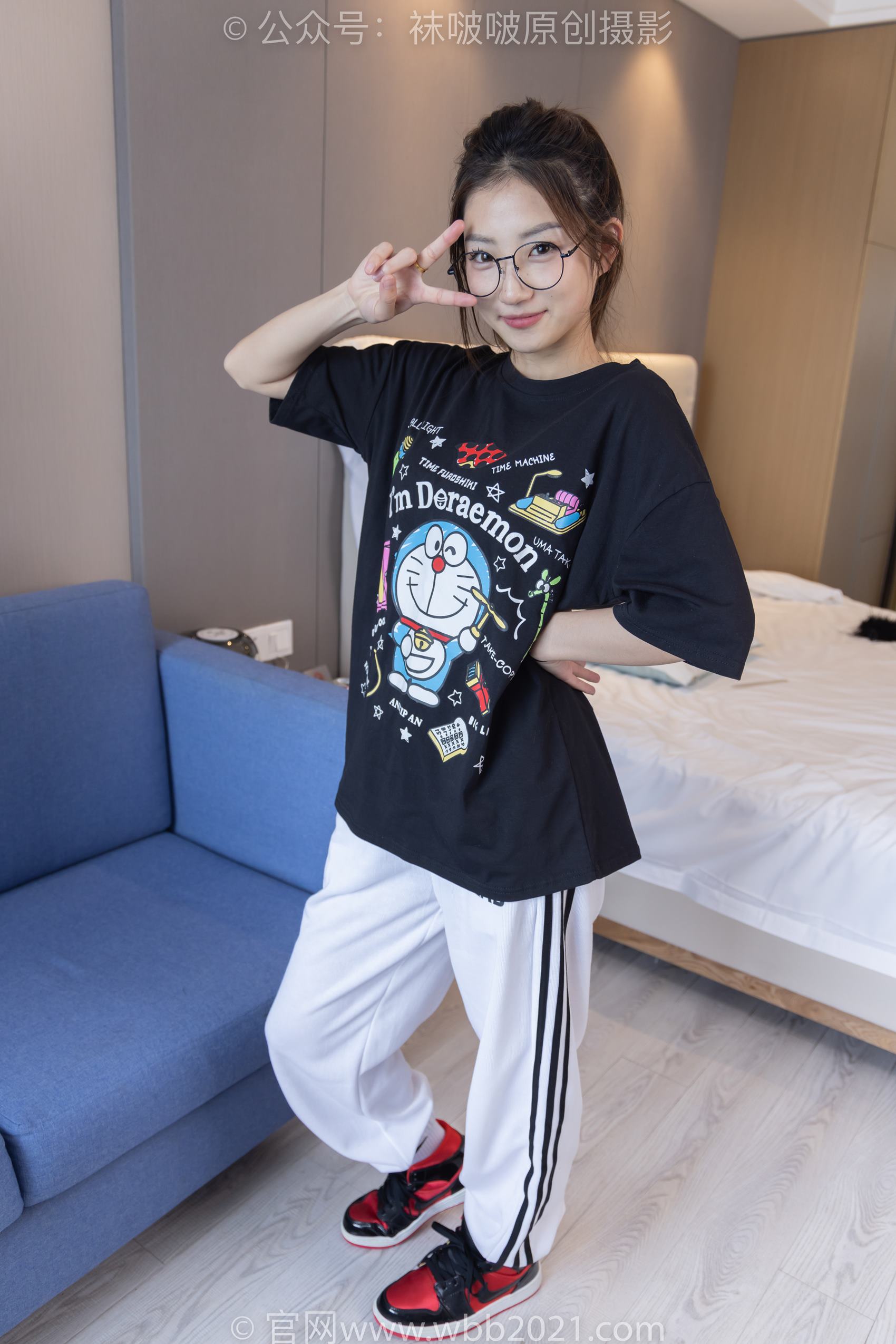 图片[38]-[BoBoSocks袜啵啵]NO.382 小沫-板鞋、白棉袜[143P] – 速更版-美库