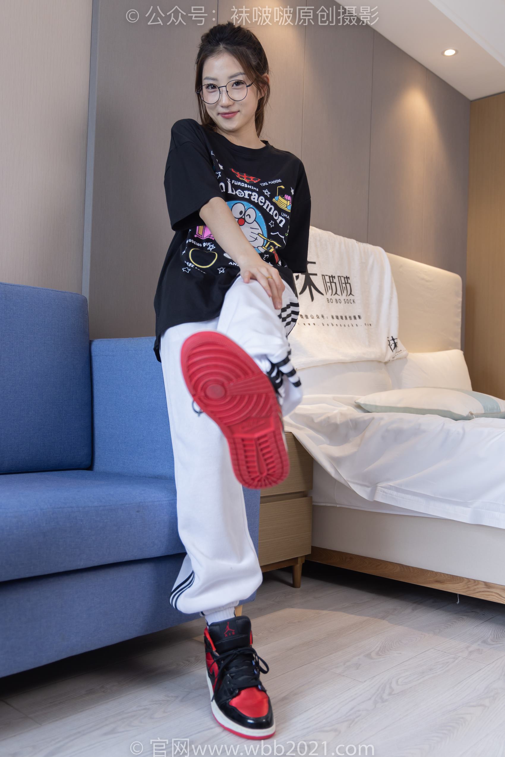 图片[39]-[BoBoSocks袜啵啵]NO.382 小沫-板鞋、白棉袜[143P] – 速更版-美库