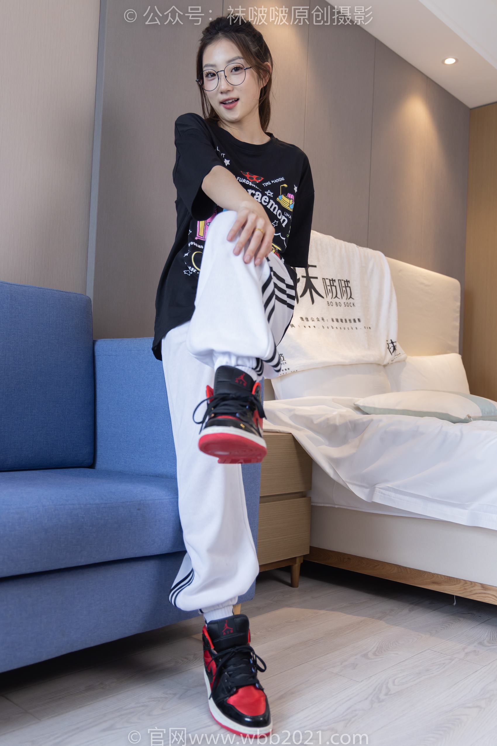 图片[40]-[BoBoSocks袜啵啵]NO.382 小沫-板鞋、白棉袜[143P] – 速更版-美库