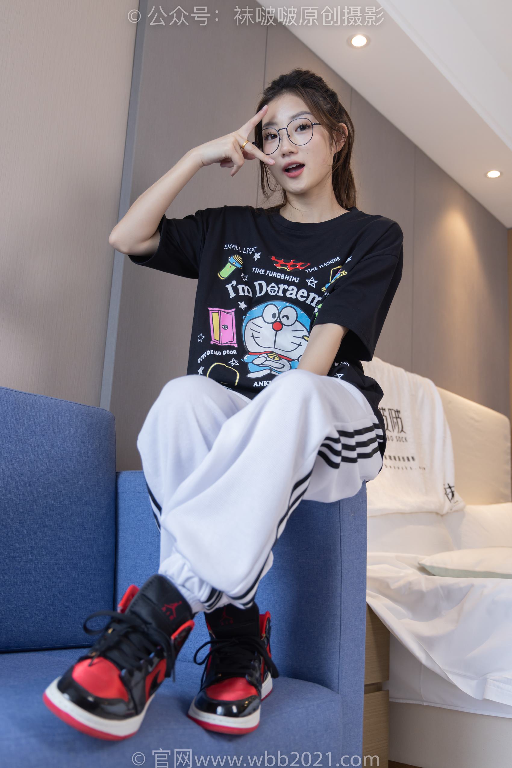 图片[42]-[BoBoSocks袜啵啵]NO.382 小沫-板鞋、白棉袜[143P] – 速更版-美库