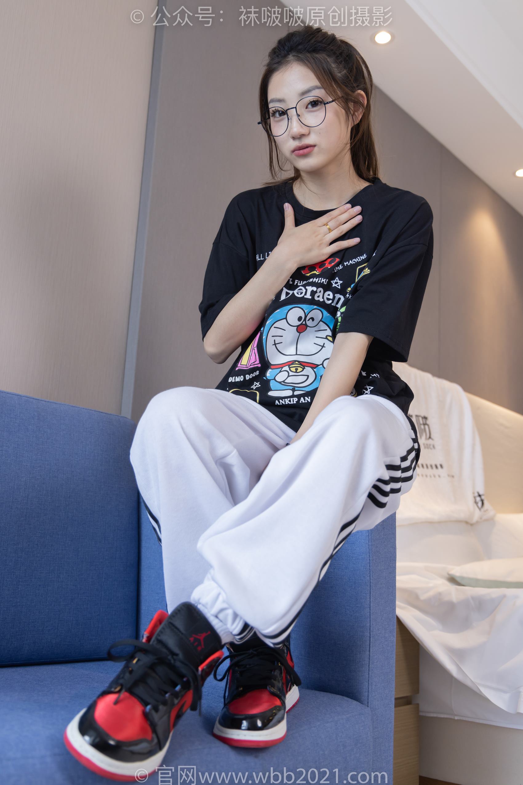 图片[43]-[BoBoSocks袜啵啵]NO.382 小沫-板鞋、白棉袜[143P] – 速更版-美库