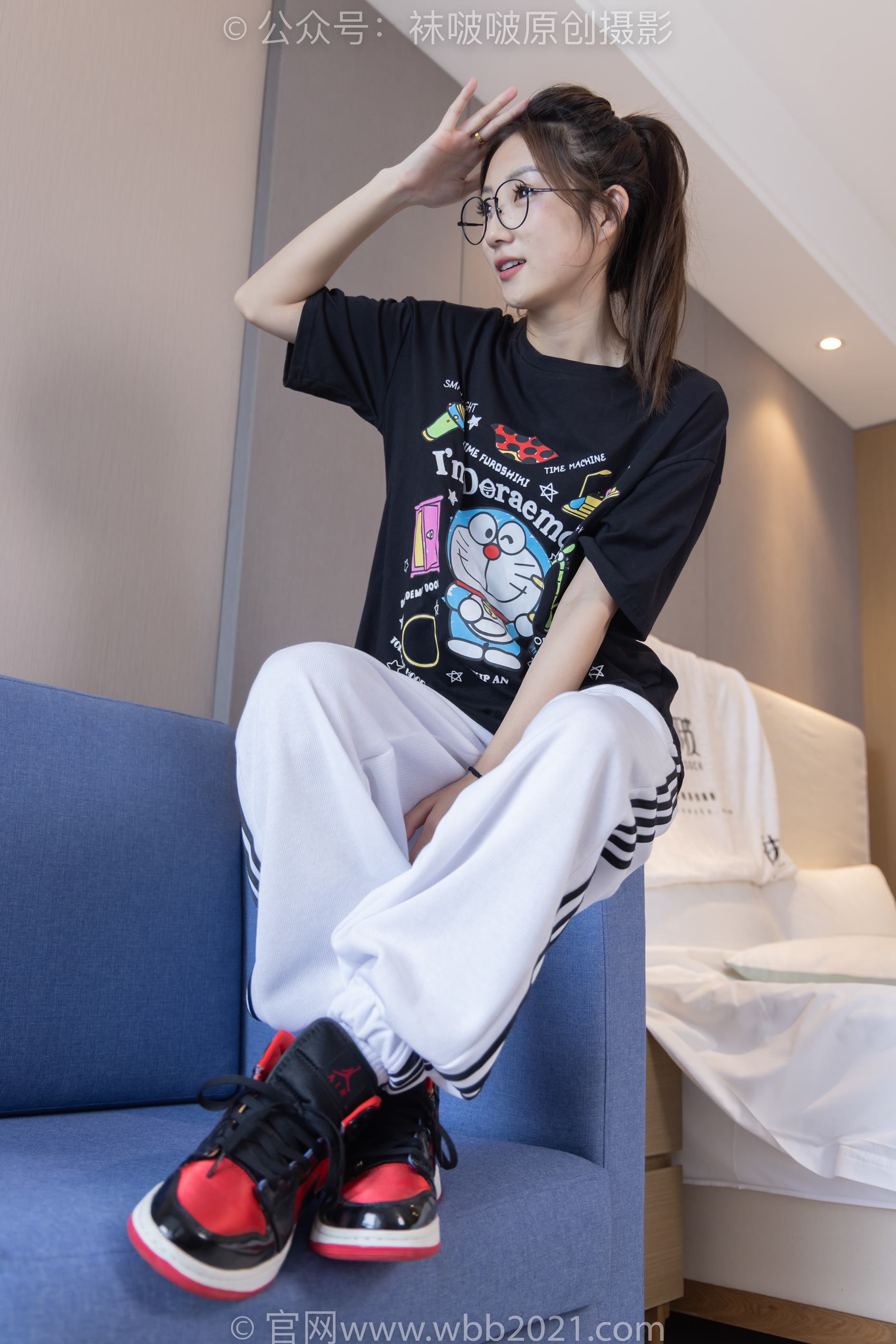 图片[45]-[BoBoSocks袜啵啵]NO.382 小沫-板鞋、白棉袜[143P] – 速更版-美库