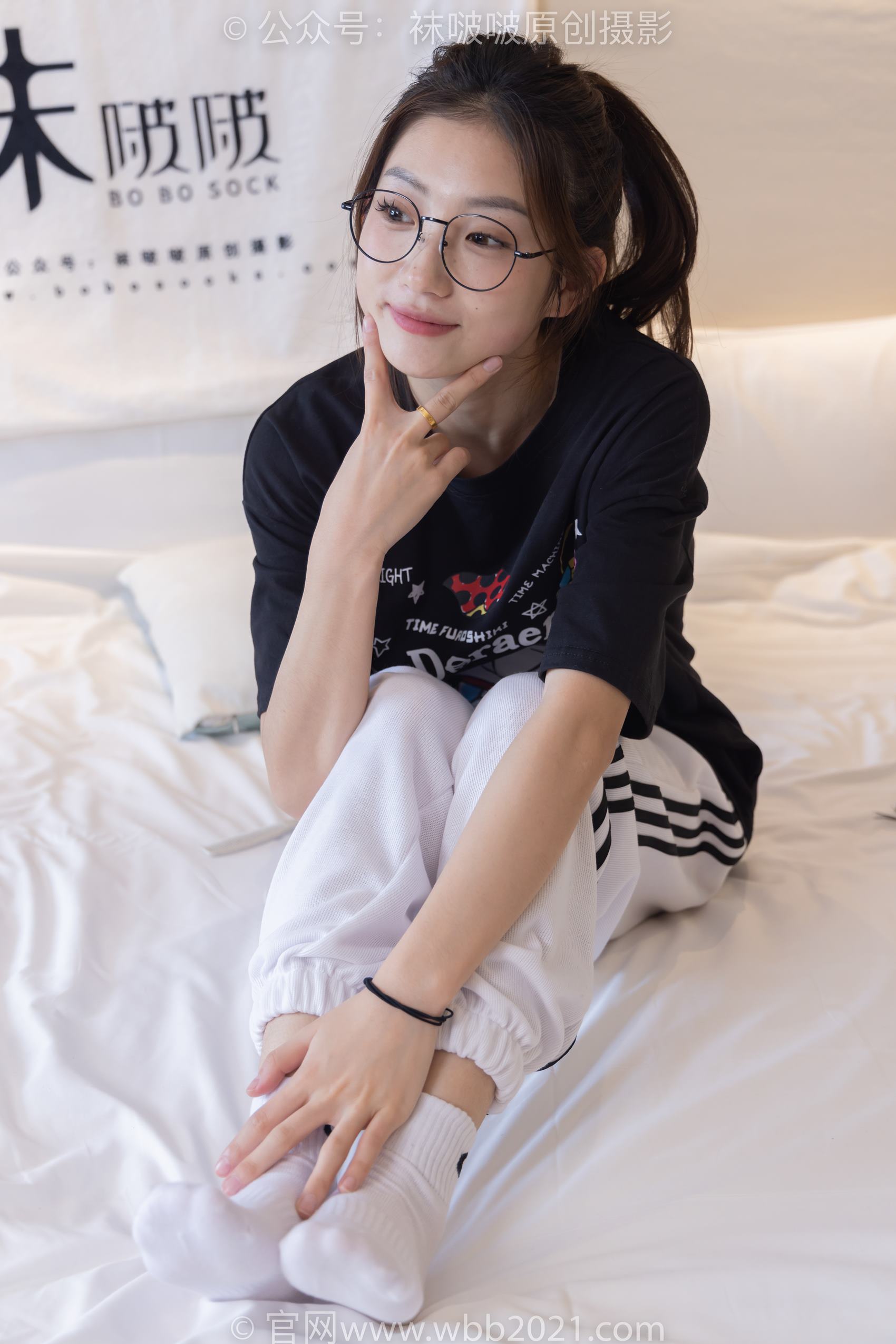 图片[106]-[BoBoSocks袜啵啵]NO.382 小沫-板鞋、白棉袜[143P] – 速更版-美库