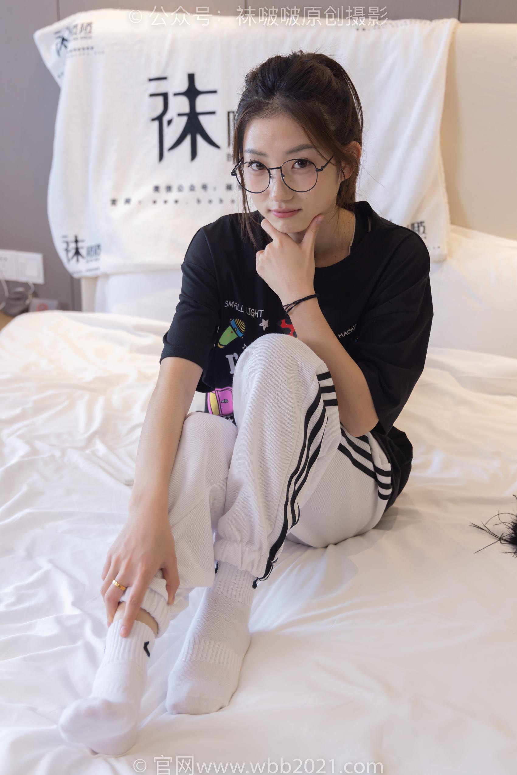 图片[110]-[BoBoSocks袜啵啵]NO.382 小沫-板鞋、白棉袜[143P] – 速更版-美库