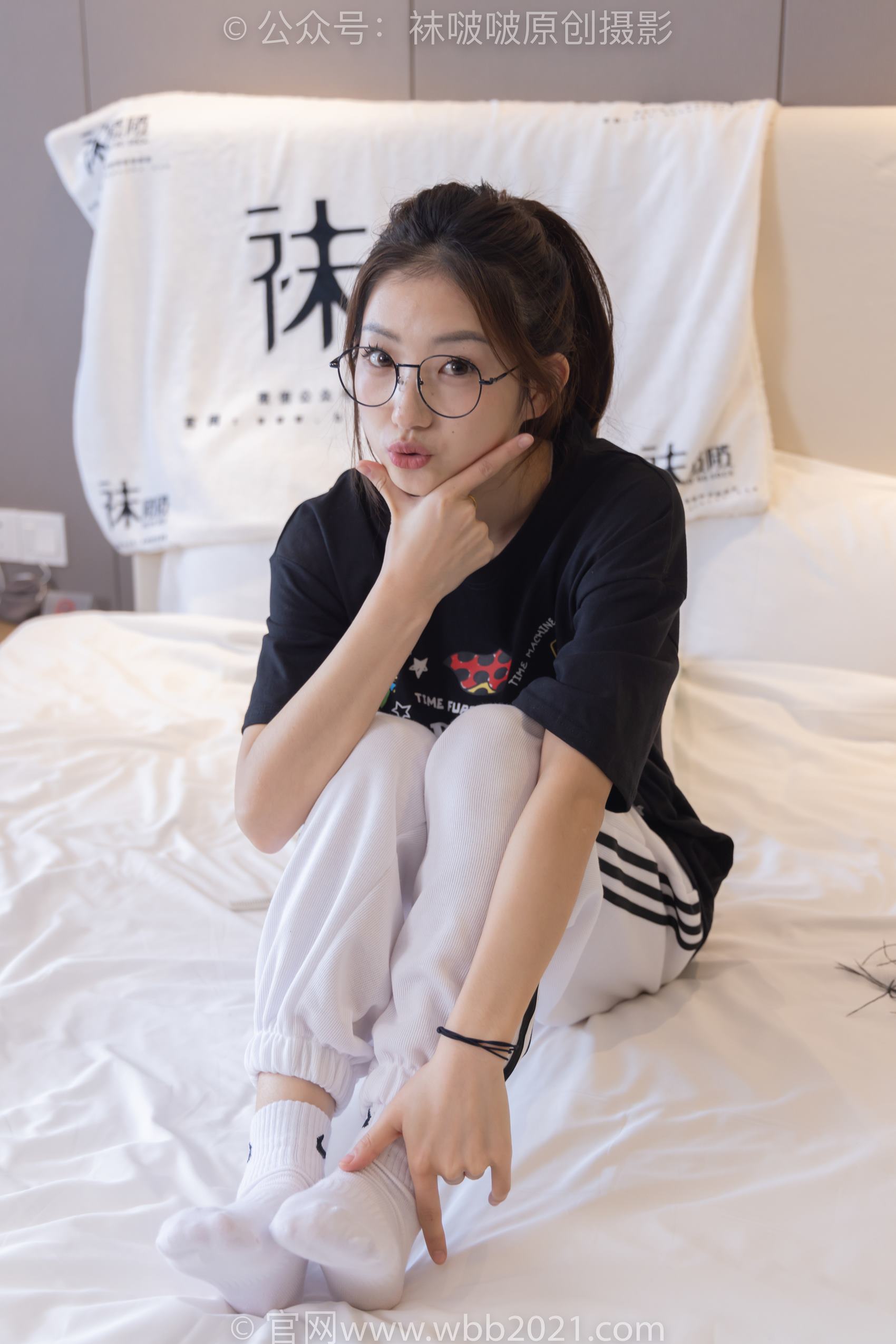 图片[111]-[BoBoSocks袜啵啵]NO.382 小沫-板鞋、白棉袜[143P] – 速更版-美库