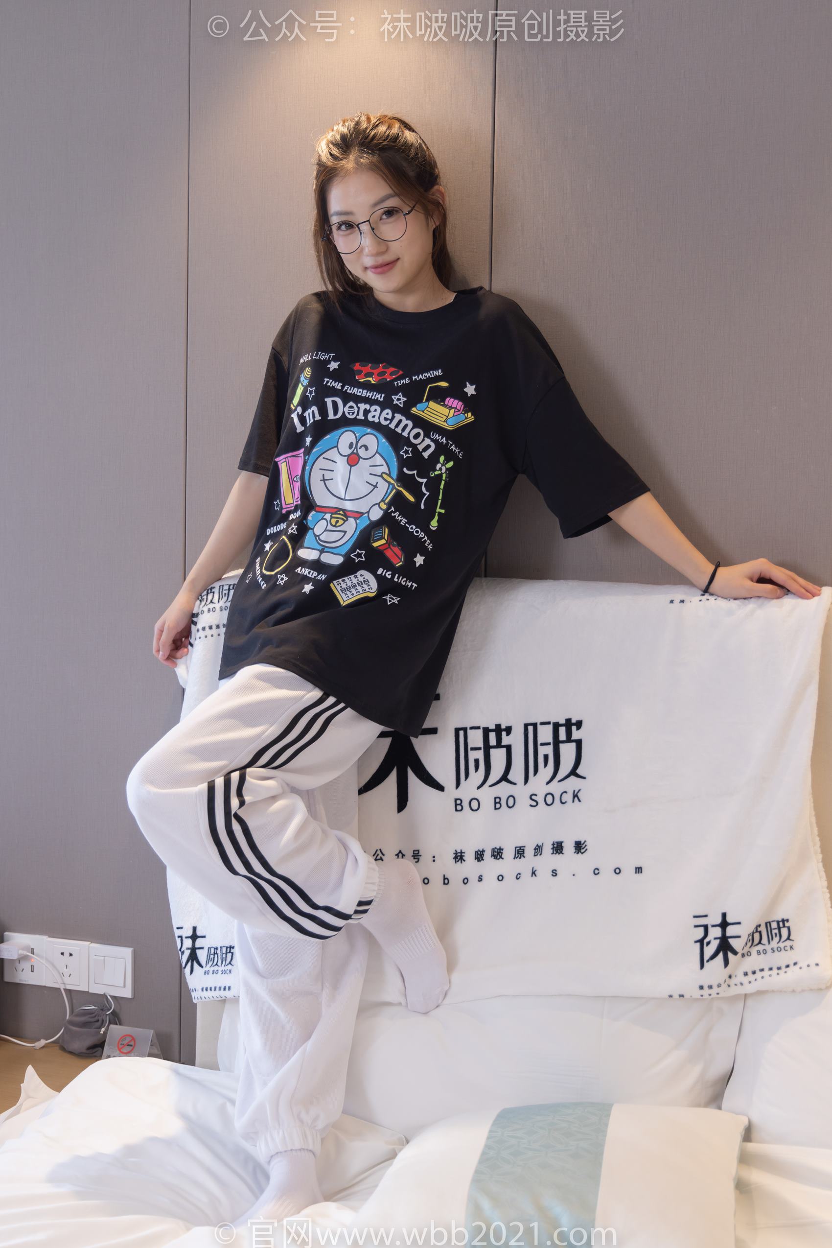 图片[123]-[BoBoSocks袜啵啵]NO.382 小沫-板鞋、白棉袜[143P] – 速更版-美库