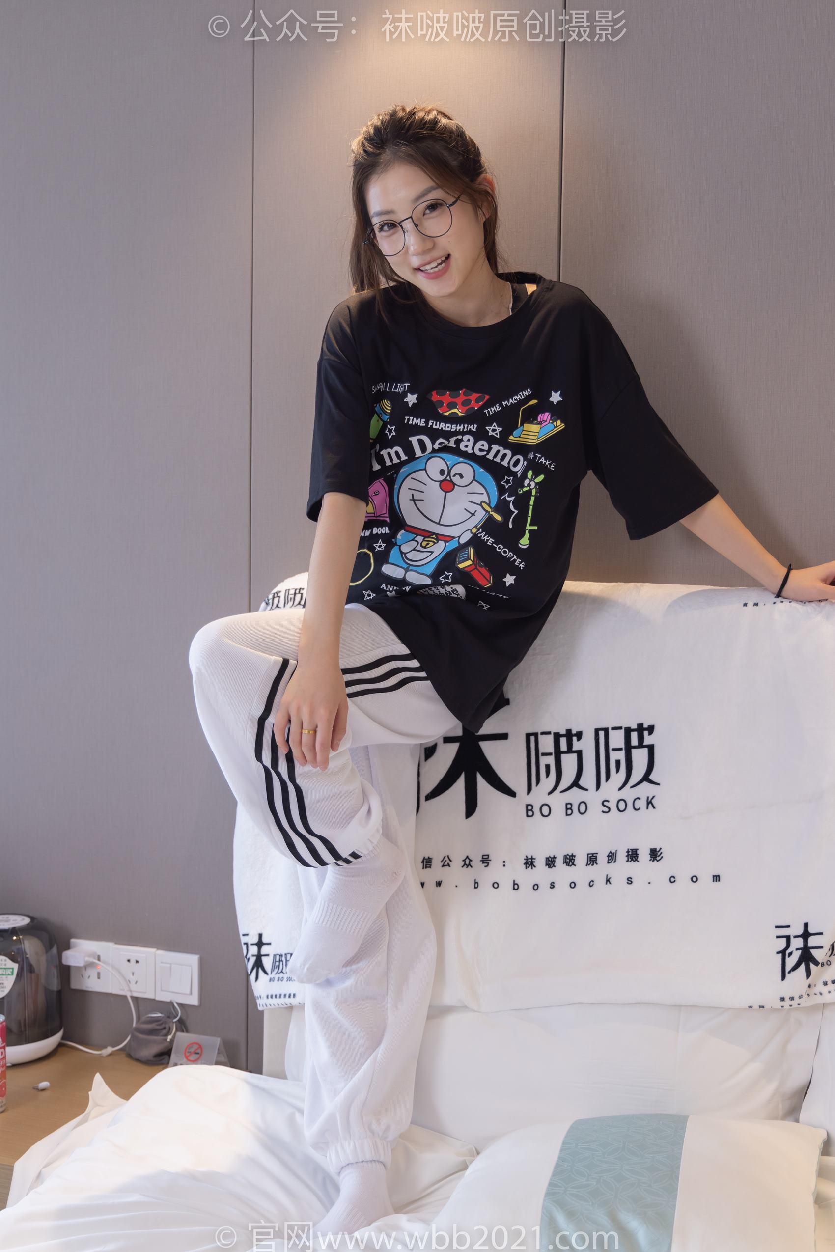 图片[124]-[BoBoSocks袜啵啵]NO.382 小沫-板鞋、白棉袜[143P] – 速更版-美库