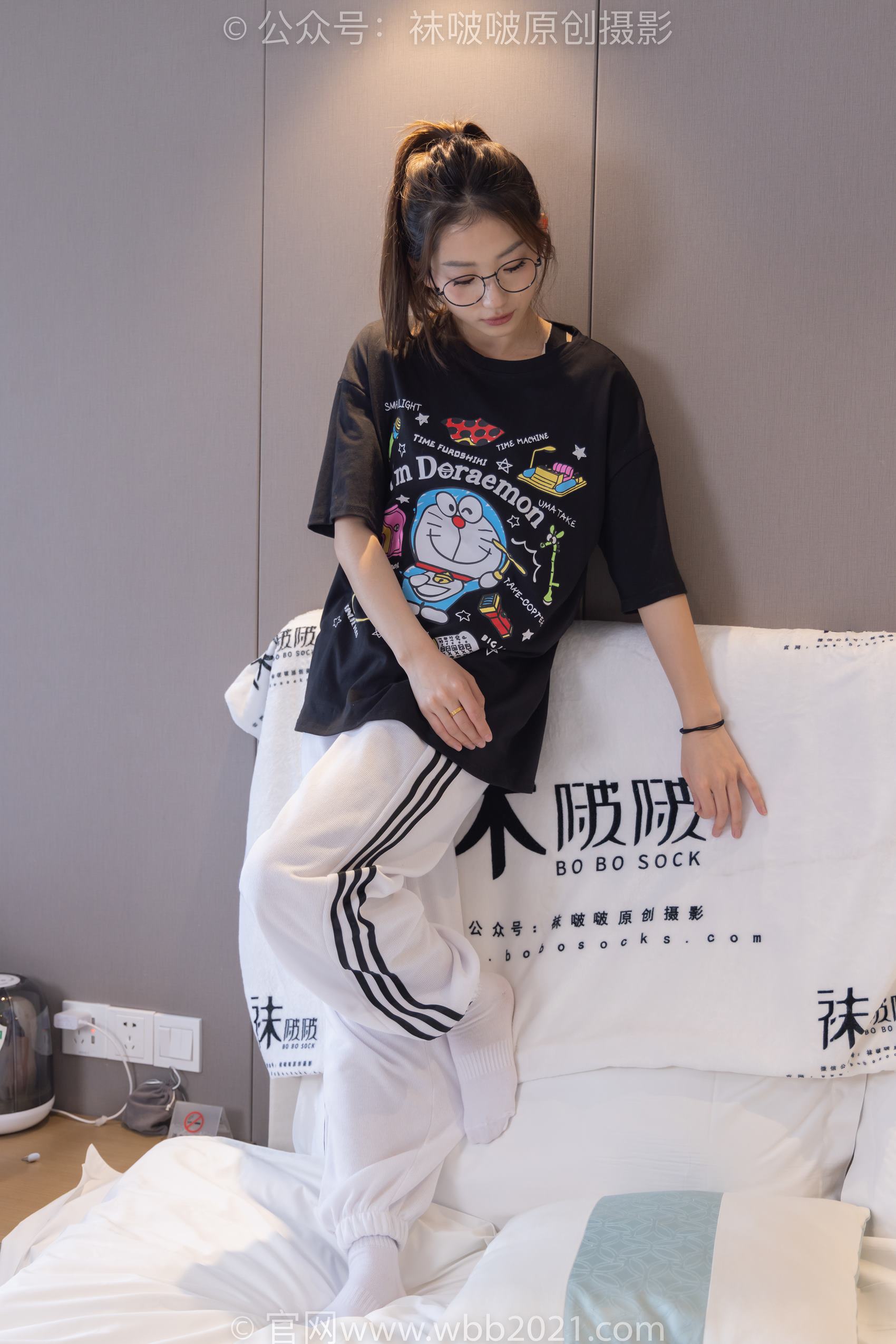 图片[125]-[BoBoSocks袜啵啵]NO.382 小沫-板鞋、白棉袜[143P] – 速更版-美库