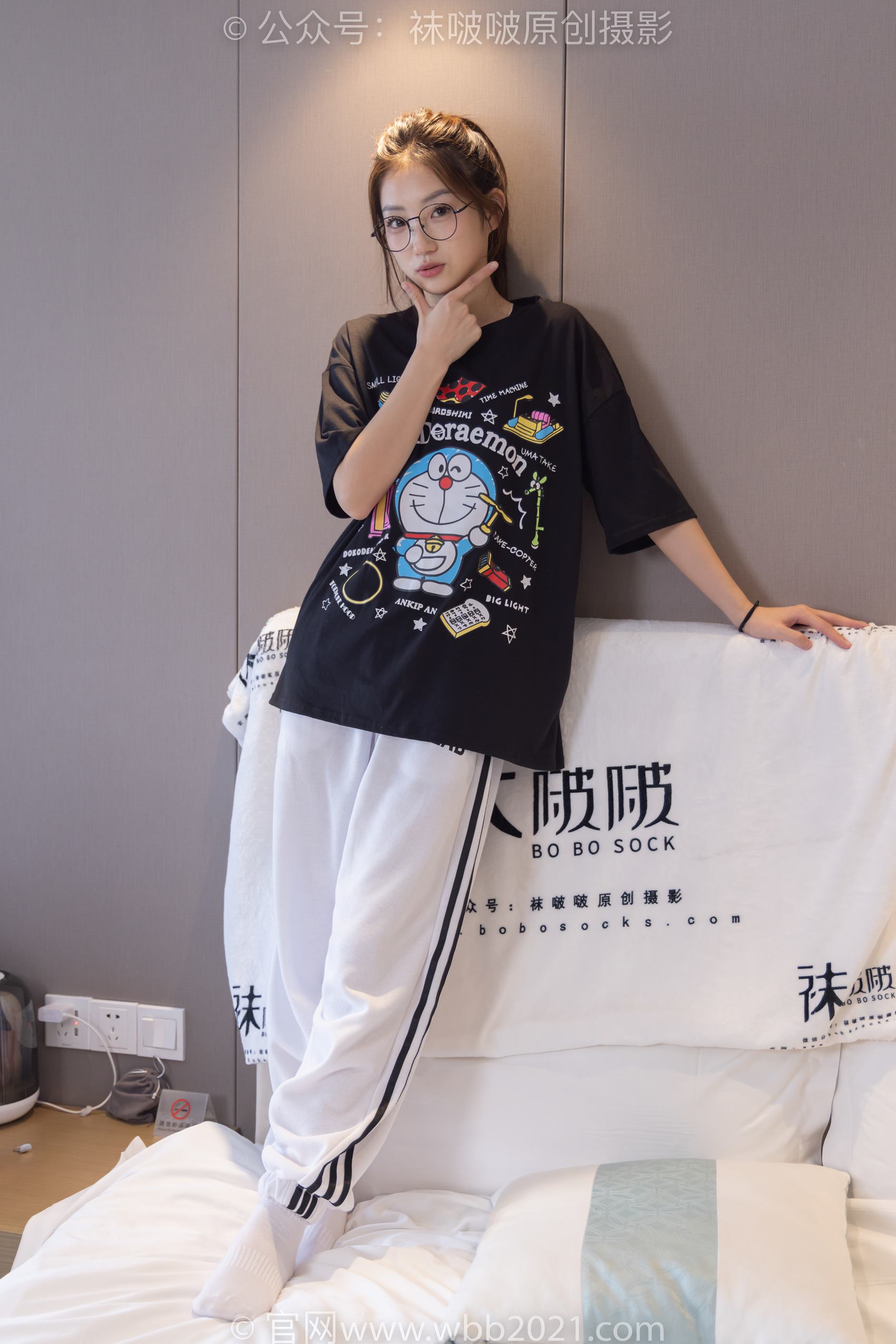 图片[126]-[BoBoSocks袜啵啵]NO.382 小沫-板鞋、白棉袜[143P] – 速更版-美库