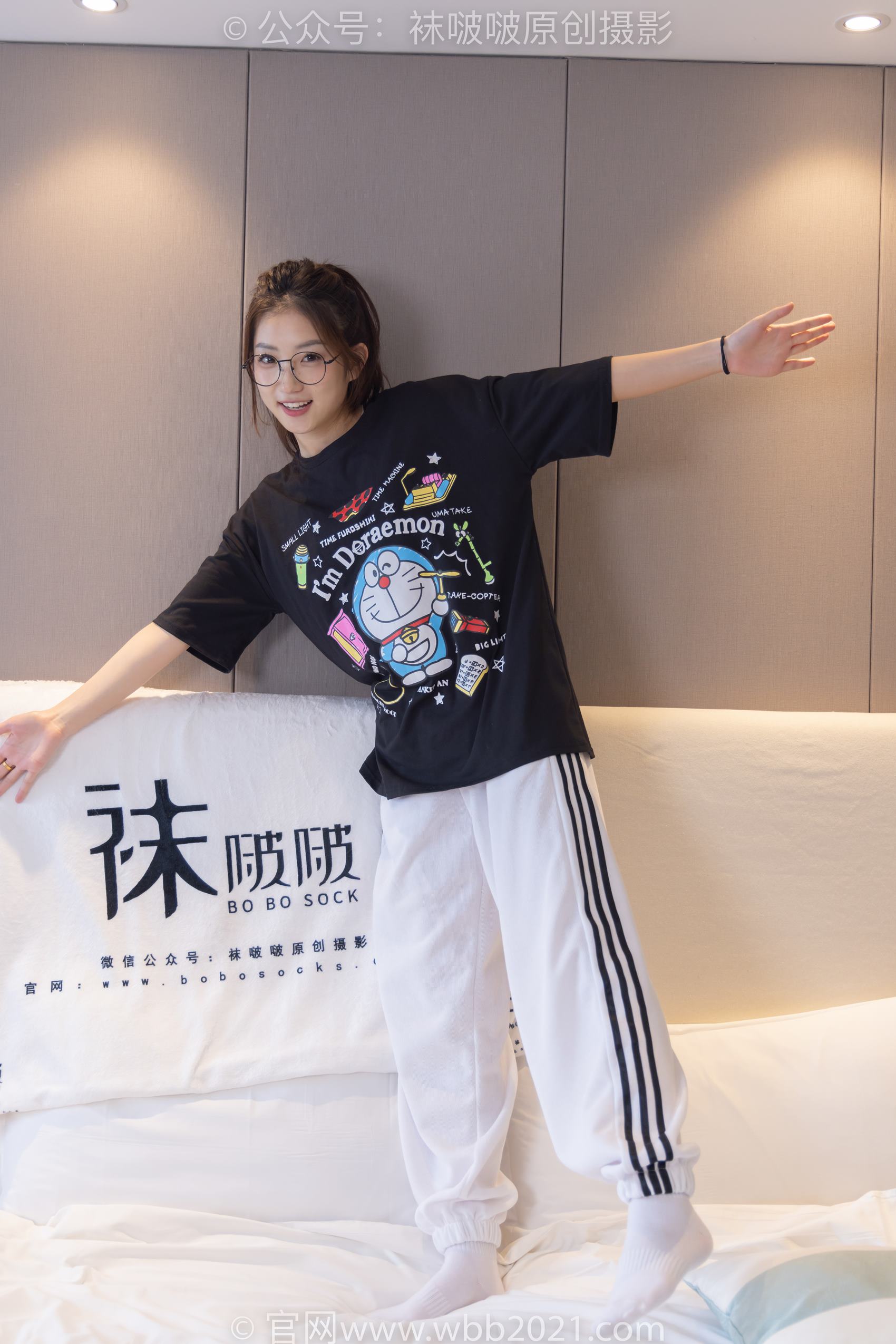 图片[129]-[BoBoSocks袜啵啵]NO.382 小沫-板鞋、白棉袜[143P] – 速更版-美库