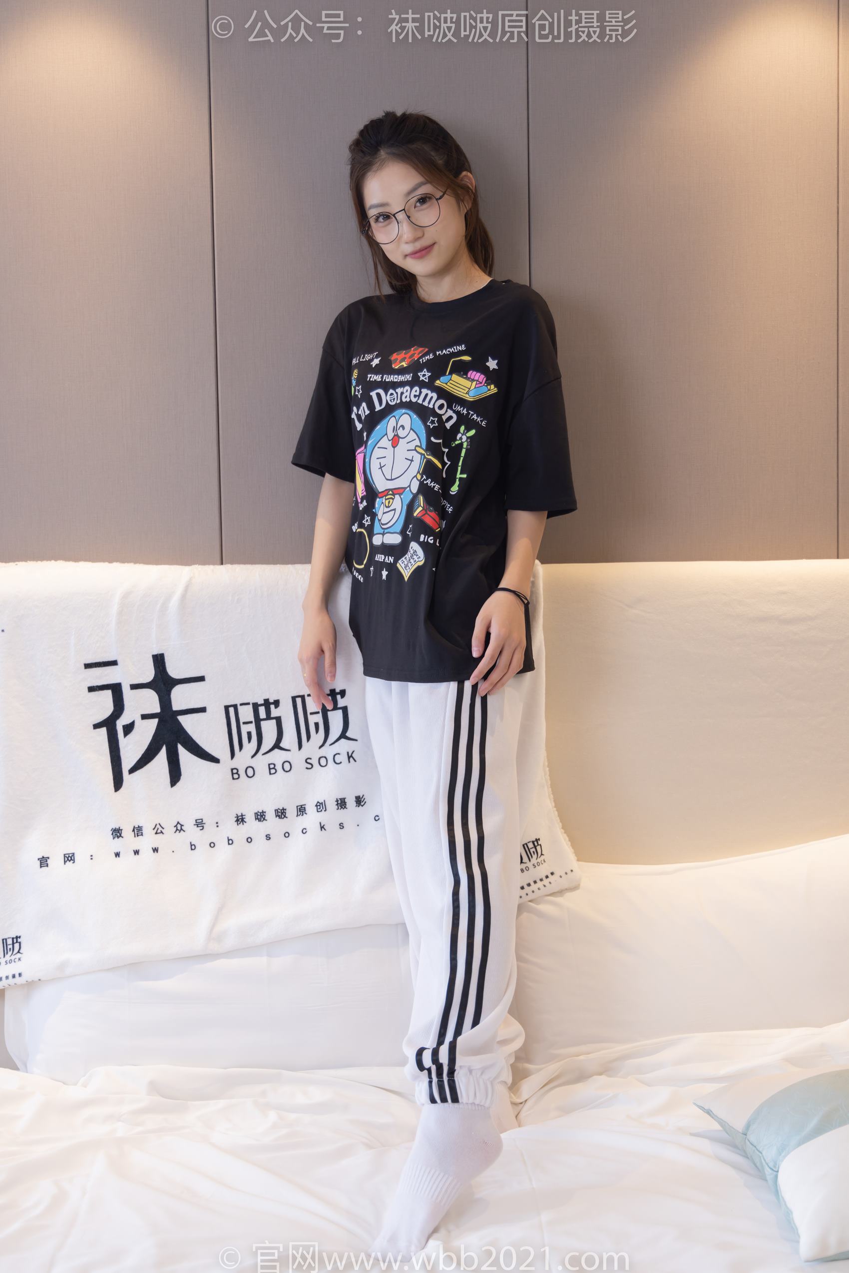 图片[133]-[BoBoSocks袜啵啵]NO.382 小沫-板鞋、白棉袜[143P] – 速更版-美库