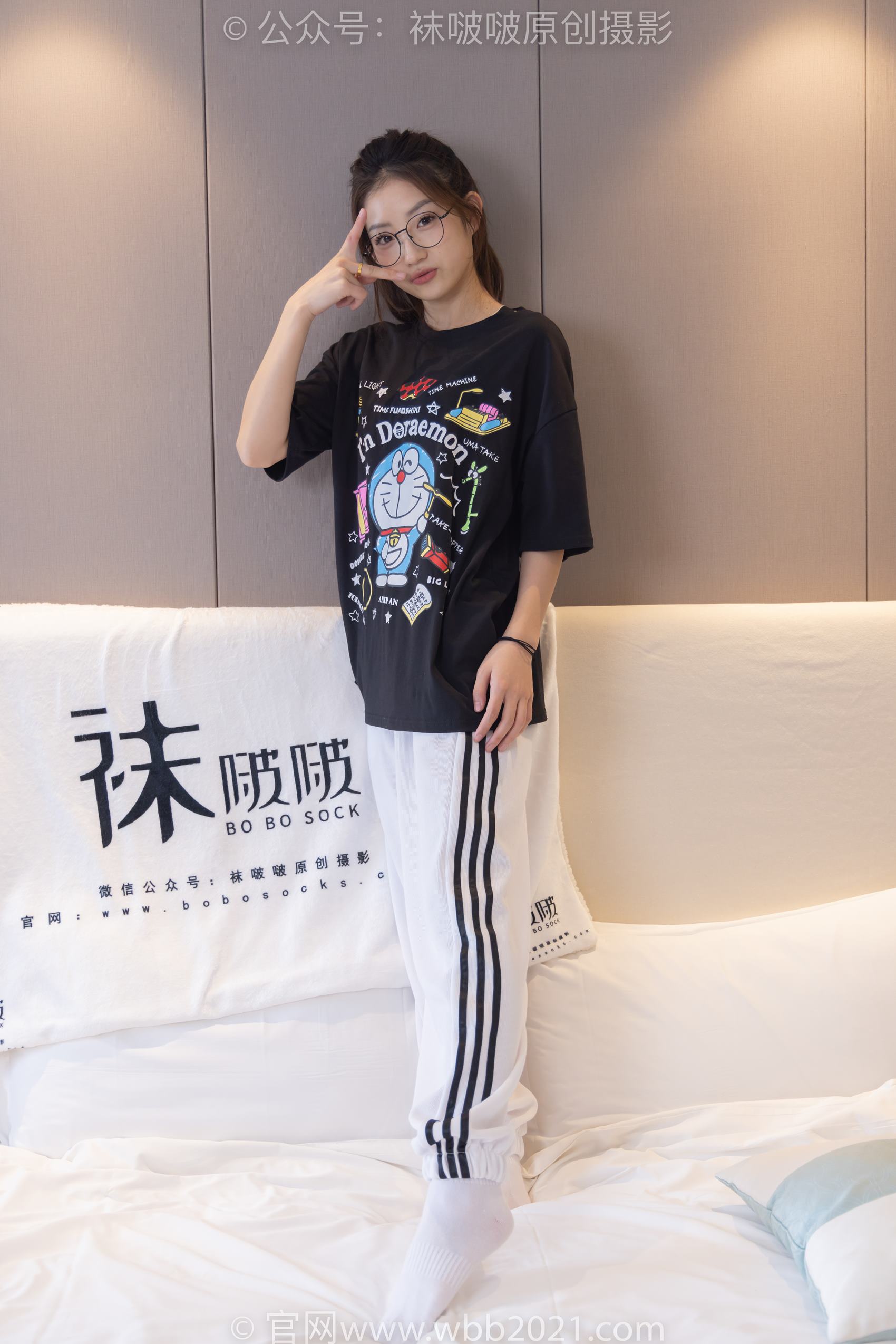 图片[134]-[BoBoSocks袜啵啵]NO.382 小沫-板鞋、白棉袜[143P] – 速更版-美库