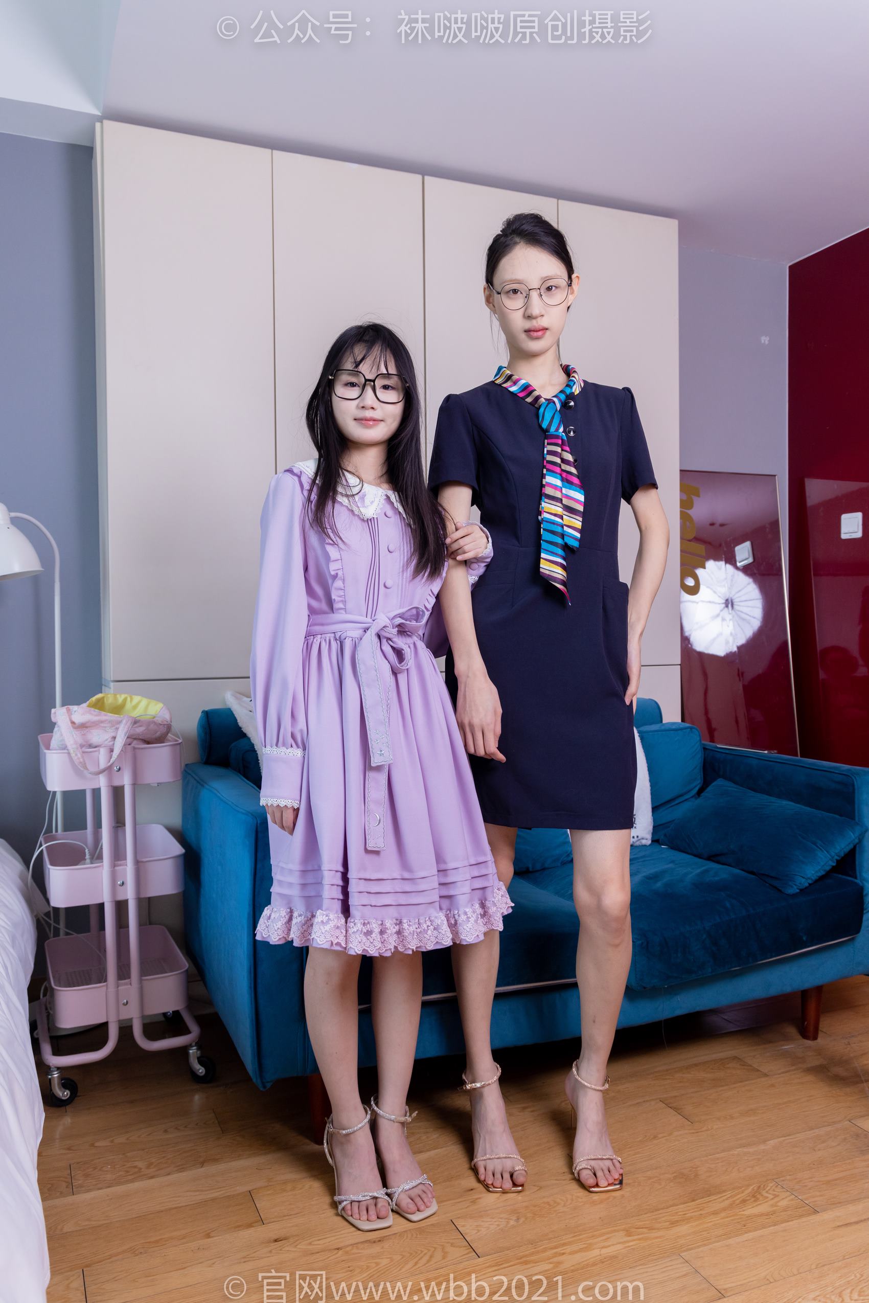 图片[27]-[BoBoSocks袜啵啵]NO.384 雪糕甜甜圈-两双高跟凉鞋、黑丝、白丝、裸足[183P] – 速更版-美库