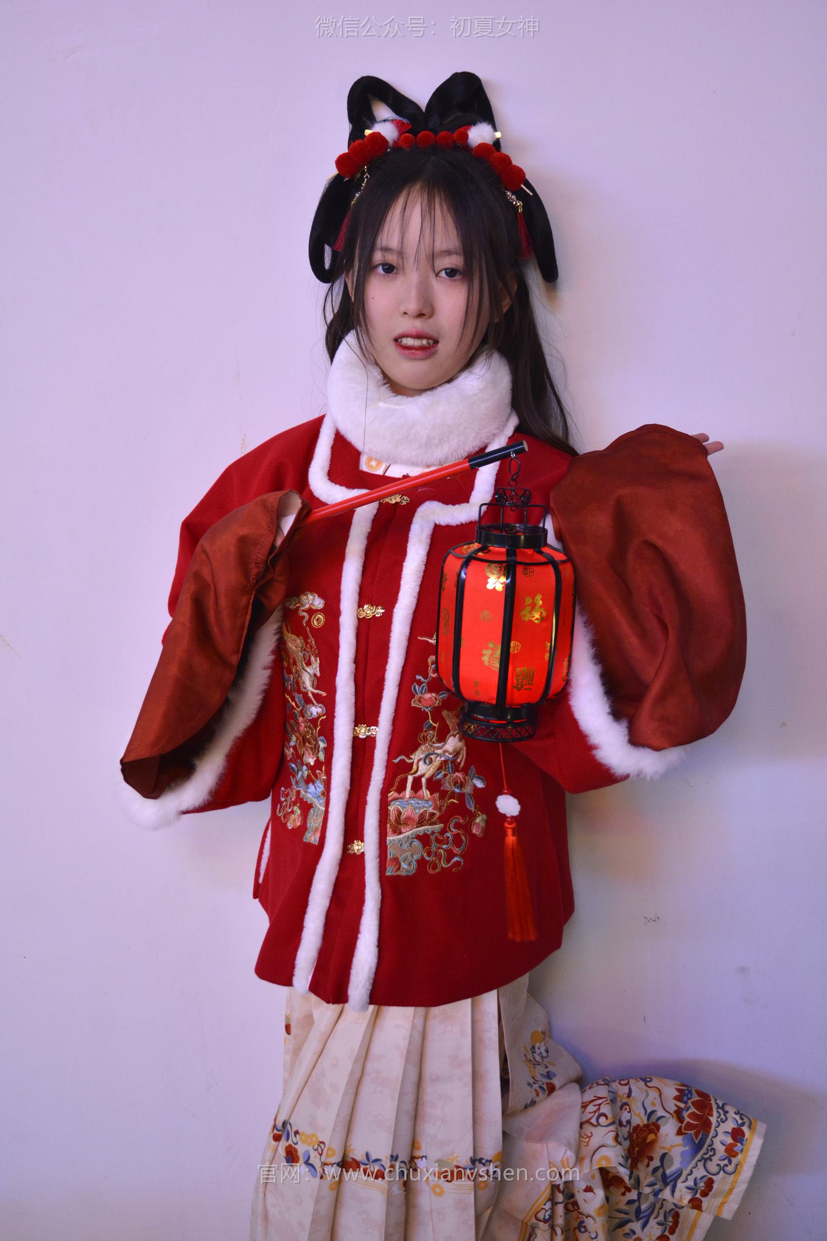 图片[42]-初夏女神 NO.149 双双&秀秀&情情 新年快乐[110P] – 速更版-美库