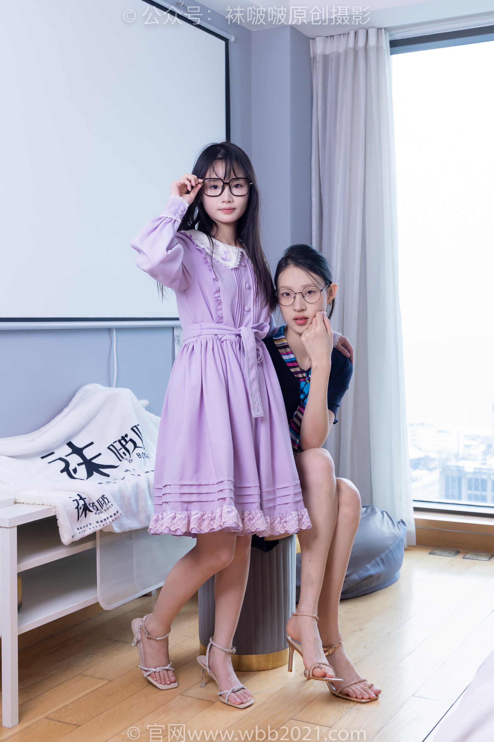 图片[53]-[BoBoSocks袜啵啵]NO.384 雪糕甜甜圈-两双高跟凉鞋、黑丝、白丝、裸足[183P] – 速更版-美库