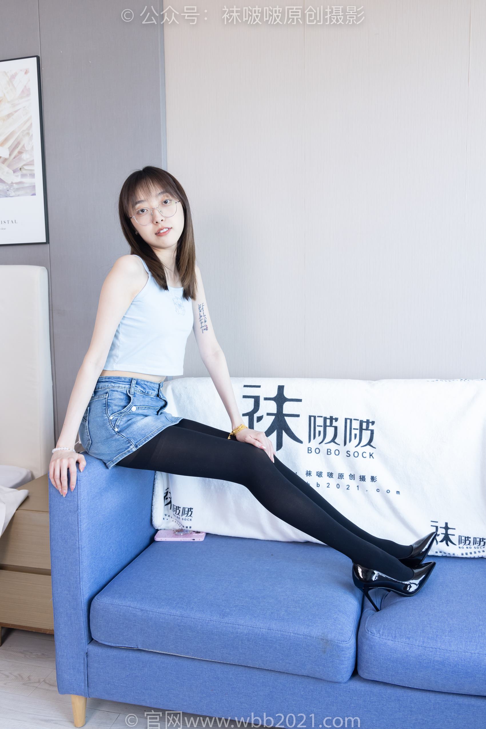 图片[18]-[BoBoSocks袜啵啵]NO.385 稚予-高跟鞋、皮鞋、运动鞋、厚黑丝[180P] – 速更版-美库