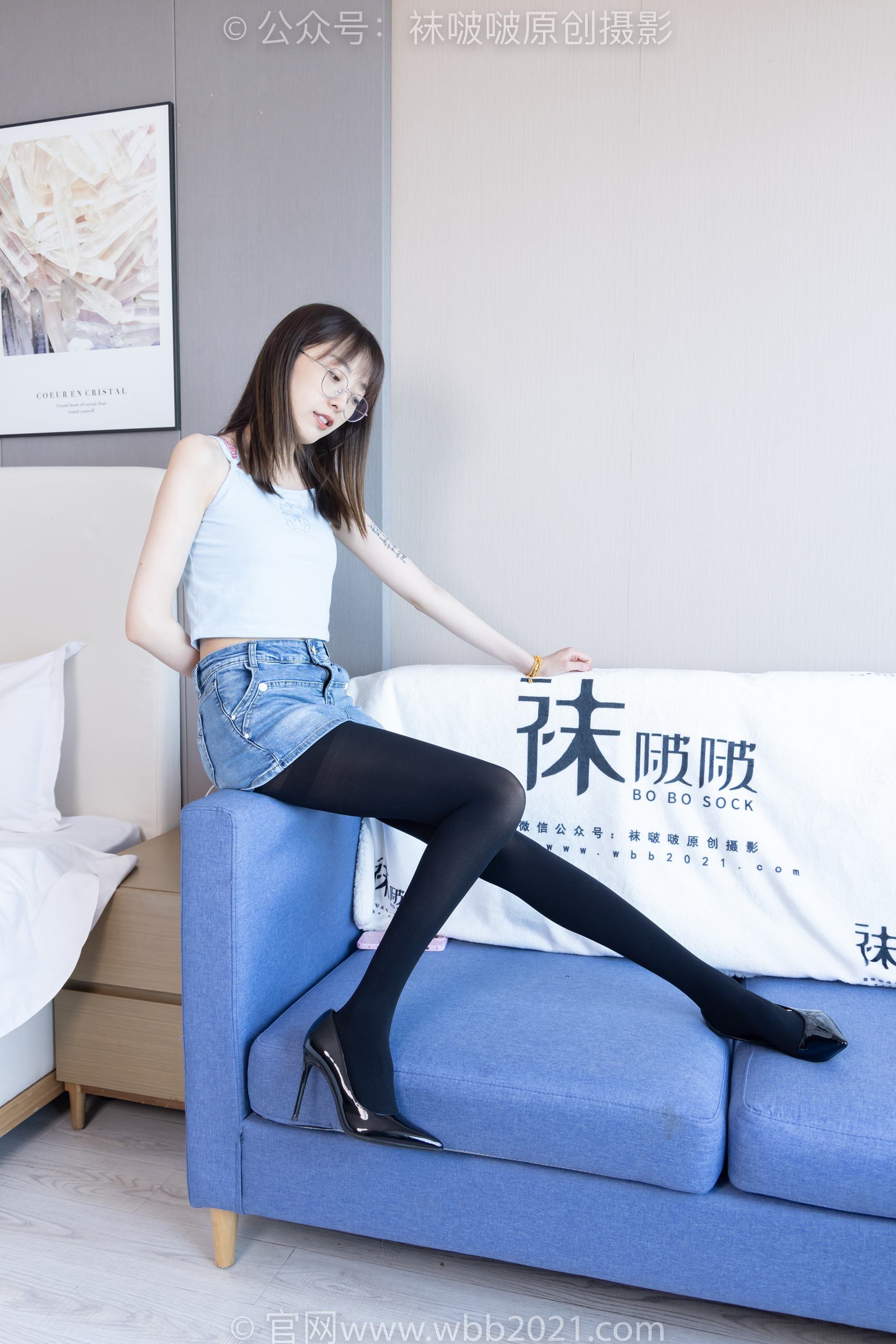 图片[21]-[BoBoSocks袜啵啵]NO.385 稚予-高跟鞋、皮鞋、运动鞋、厚黑丝[180P] – 速更版-美库