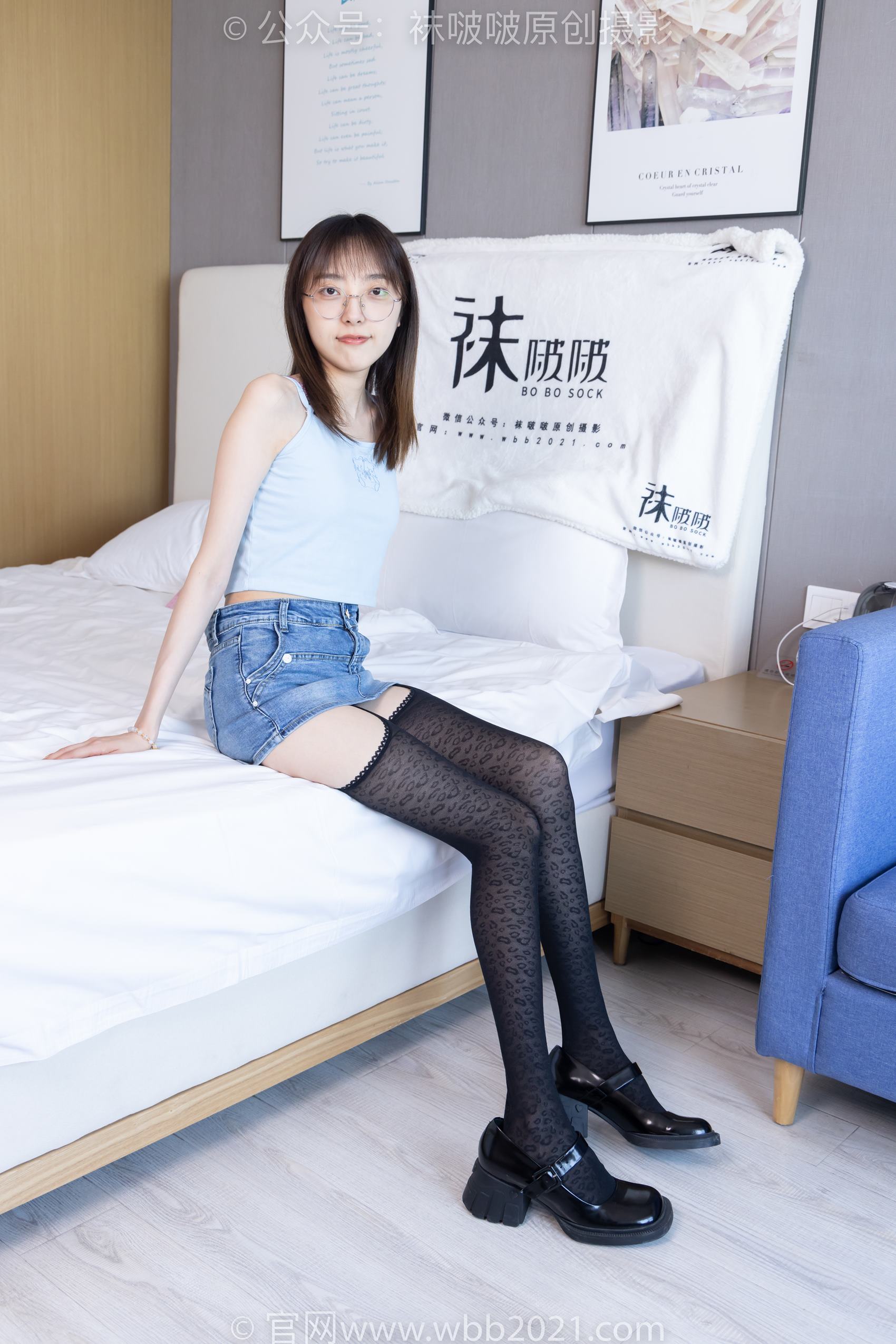 图片[95]-[BoBoSocks袜啵啵]NO.385 稚予-高跟鞋、皮鞋、运动鞋、厚黑丝[180P] – 速更版-美库