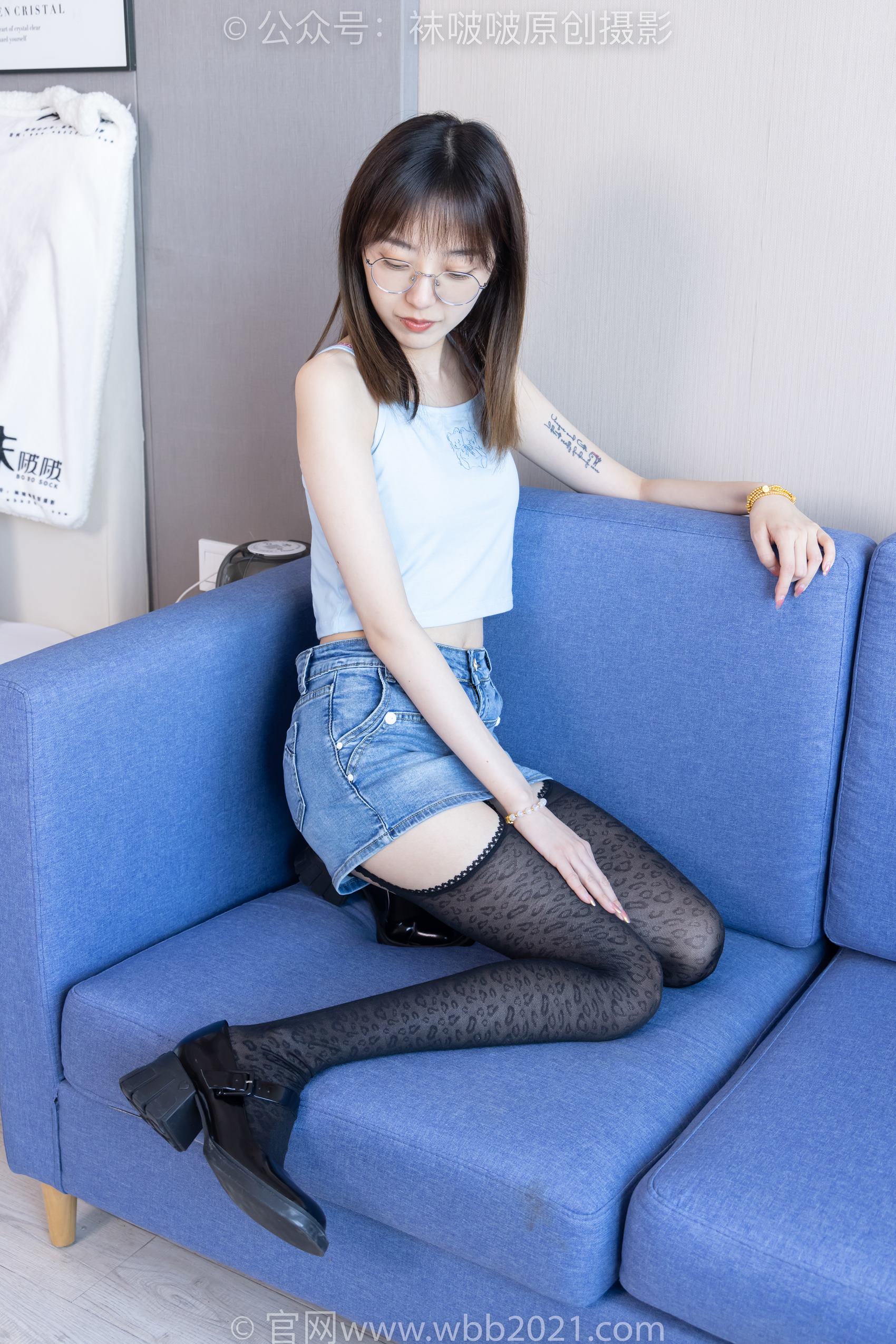 图片[118]-[BoBoSocks袜啵啵]NO.385 稚予-高跟鞋、皮鞋、运动鞋、厚黑丝[180P] – 速更版-美库