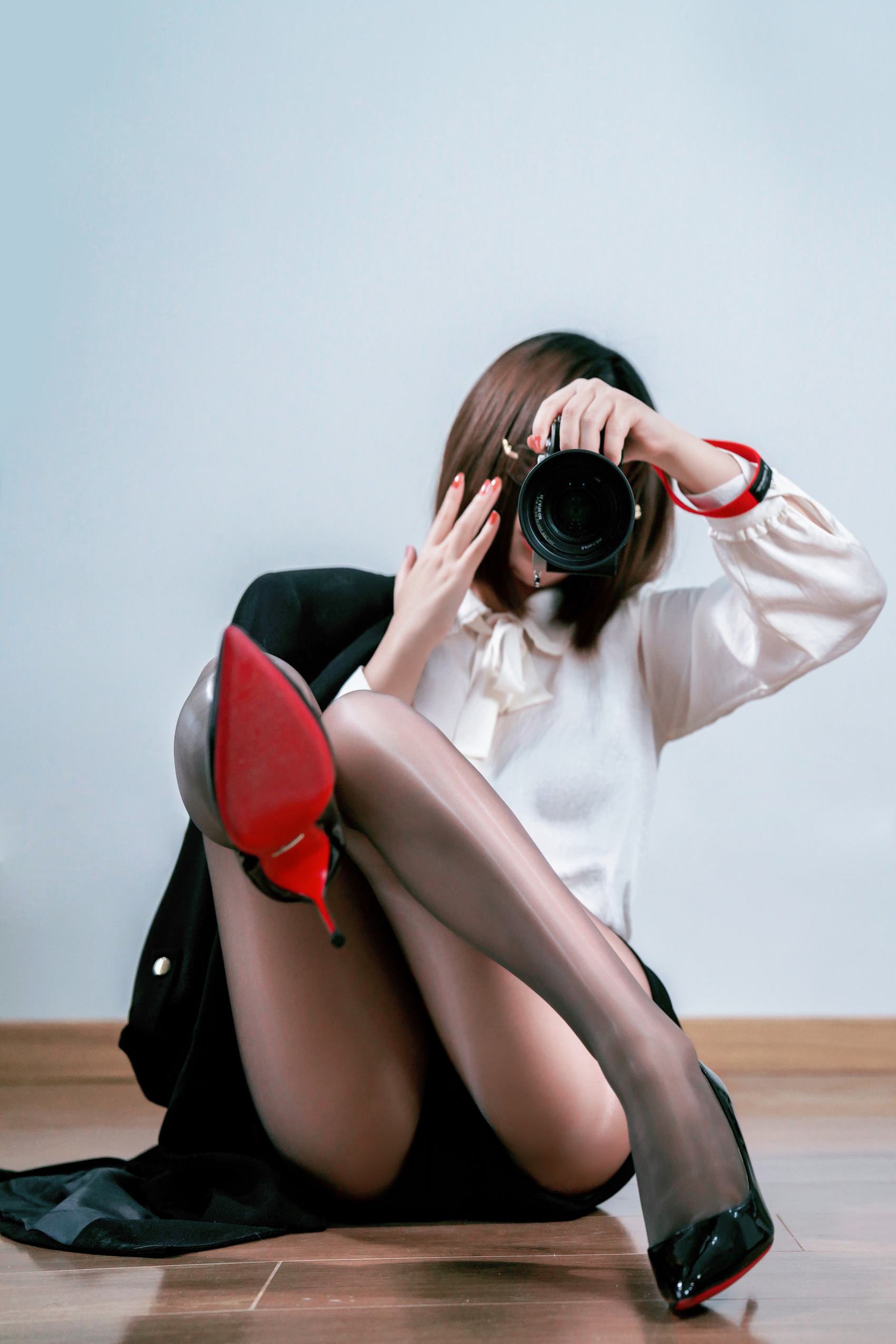 图片[22]-半半子  – OL自撮[28P] – 速更版-美库