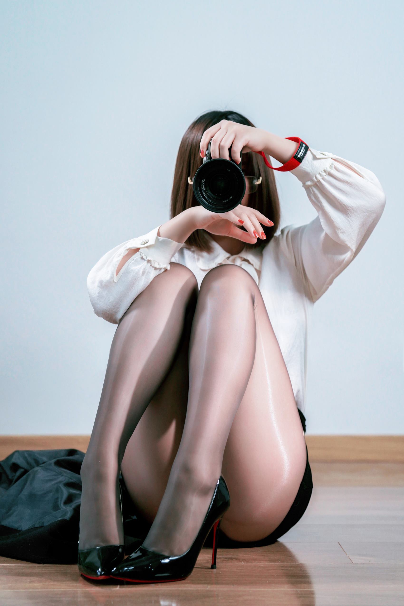 图片[26]-半半子  – OL自撮[28P] – 速更版-美库