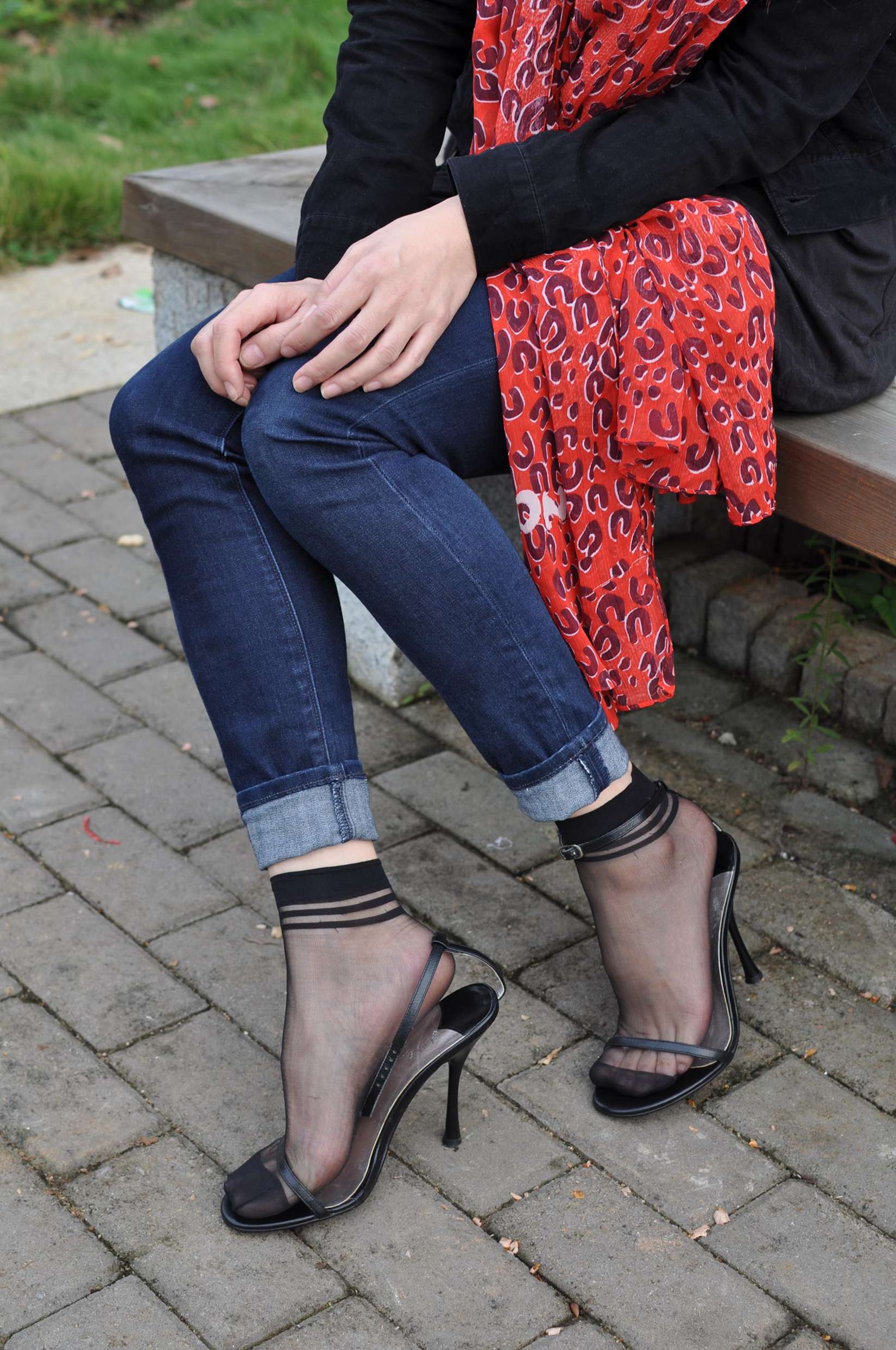 图片[16]-Fannie芬妮每足园 No.522 心绪盈秋 黑丝[61P] – 速更版-美库