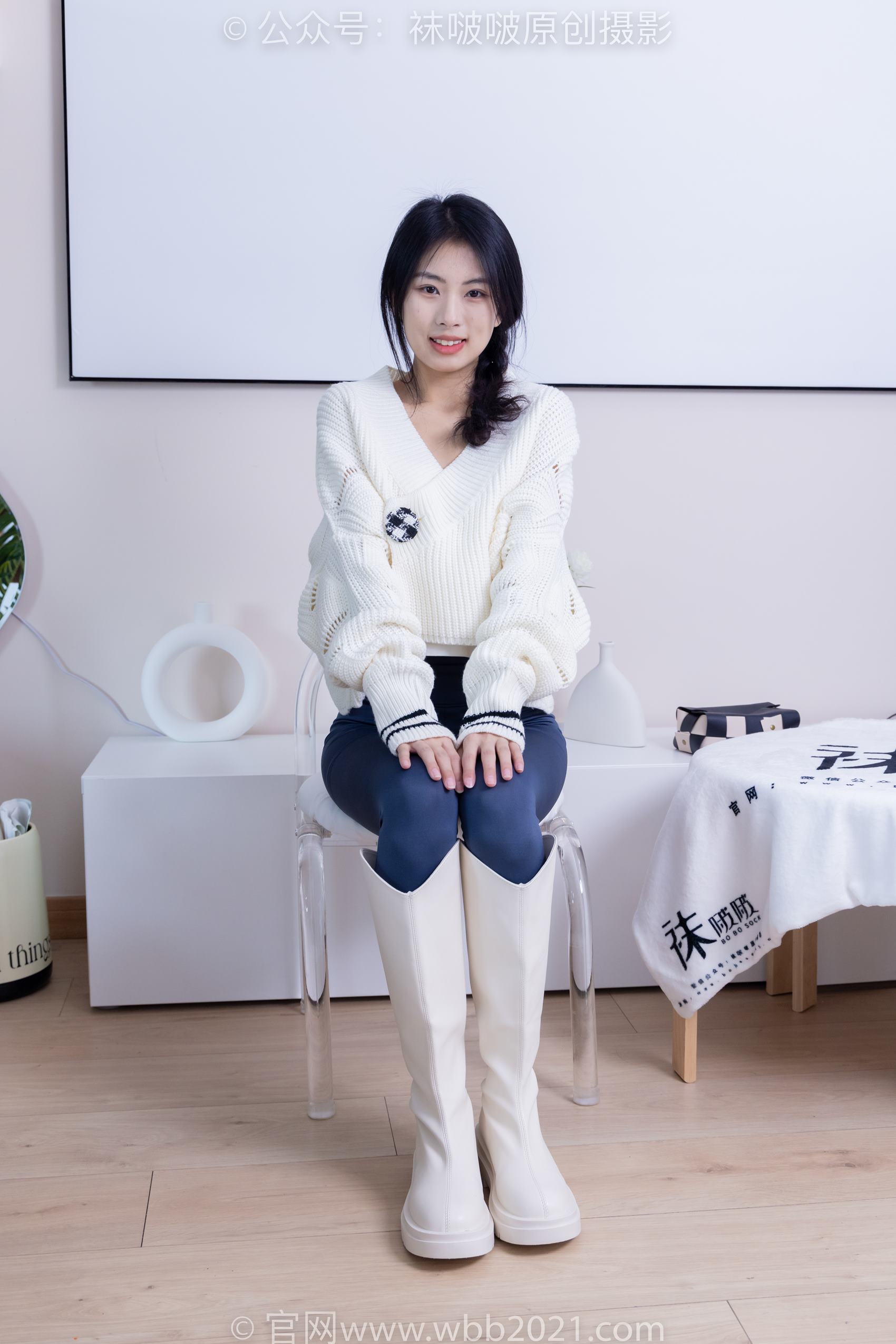 图片[90]-[BoBoSocks袜啵啵]NO.389 奶油-长靴、高跟凉鞋、黑丝、瑜伽裤裤里丝[190P] – 速更版-美库