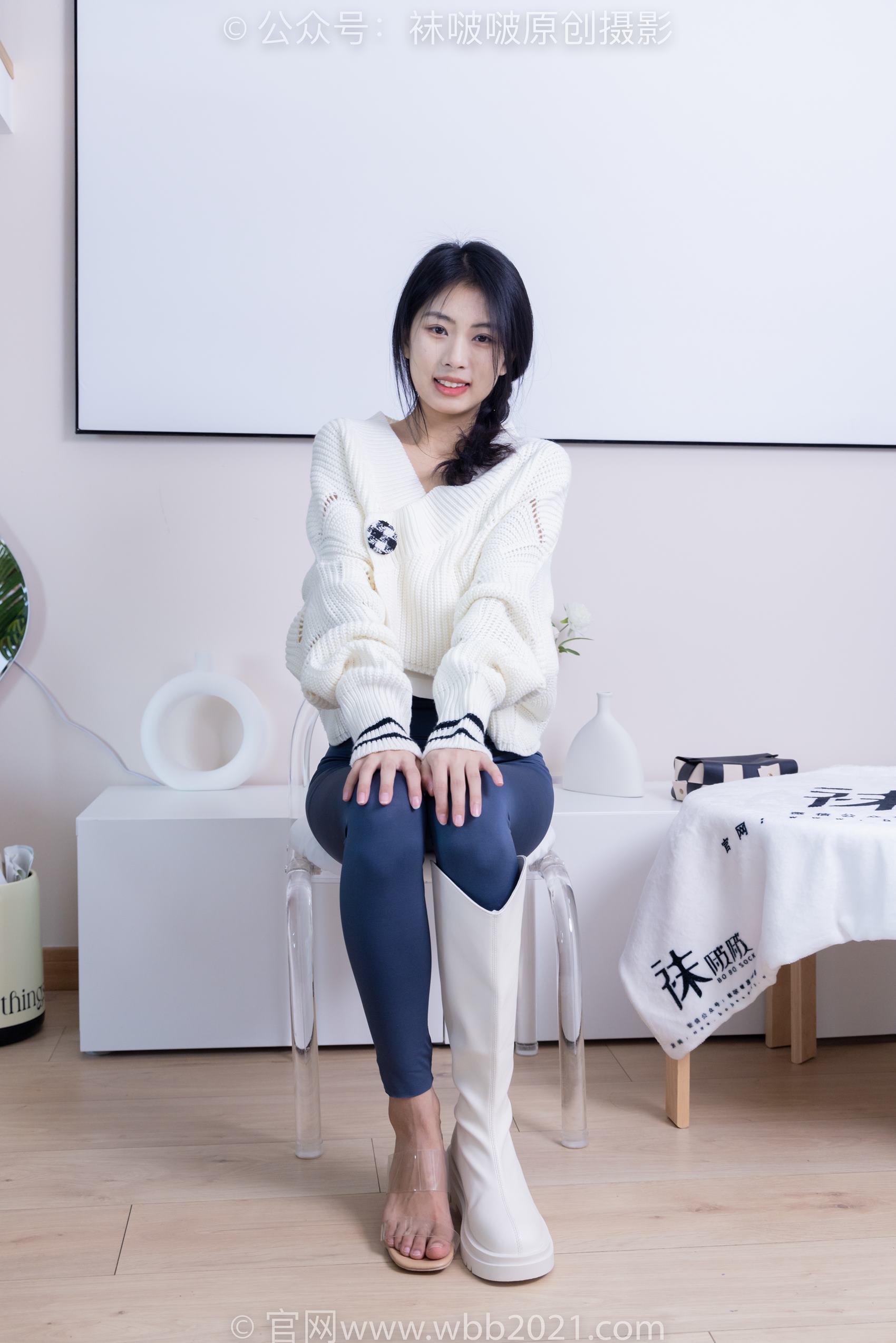 图片[110]-[BoBoSocks袜啵啵]NO.389 奶油-长靴、高跟凉鞋、黑丝、瑜伽裤裤里丝[190P] – 速更版-美库