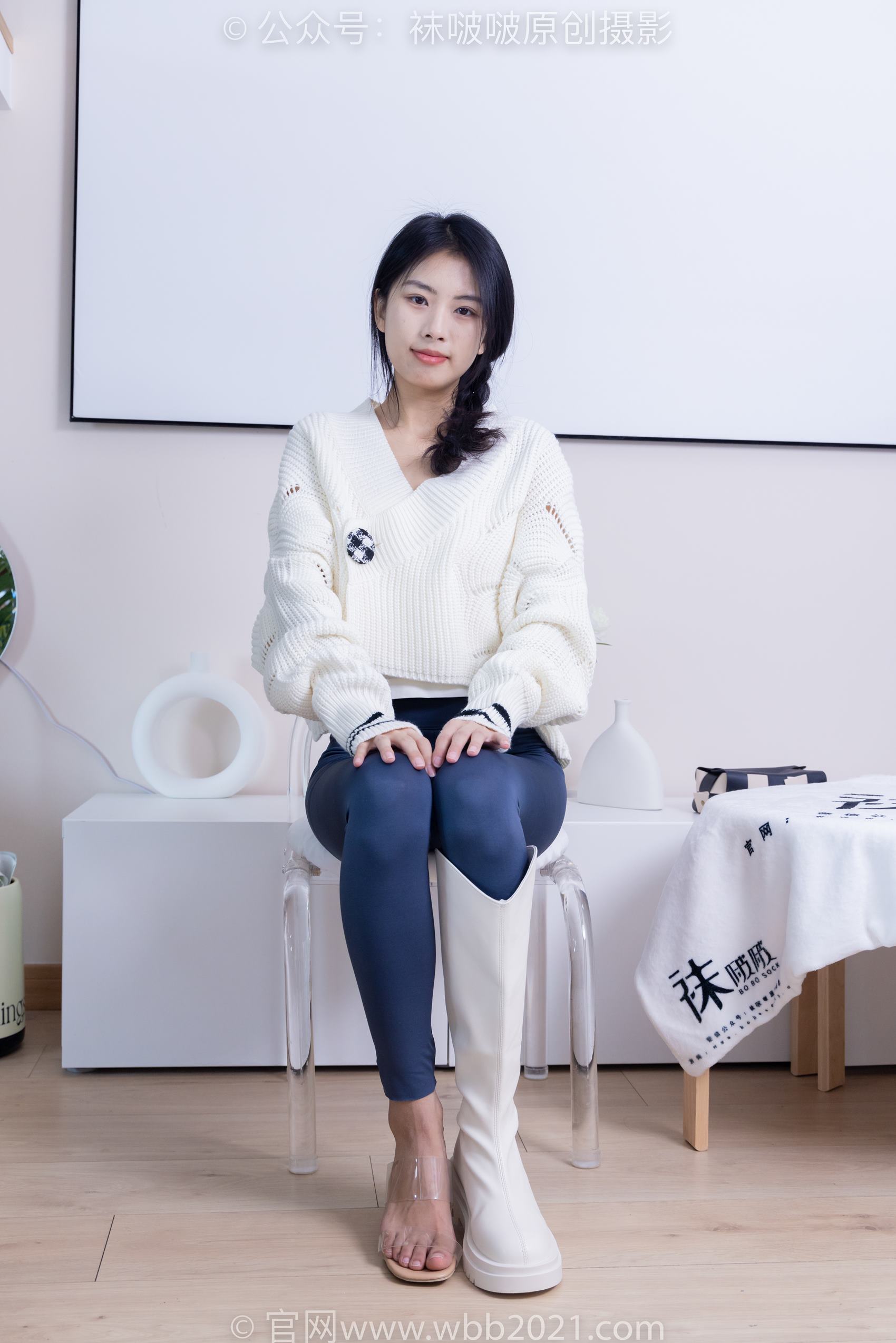 图片[111]-[BoBoSocks袜啵啵]NO.389 奶油-长靴、高跟凉鞋、黑丝、瑜伽裤裤里丝[190P] – 速更版-美库