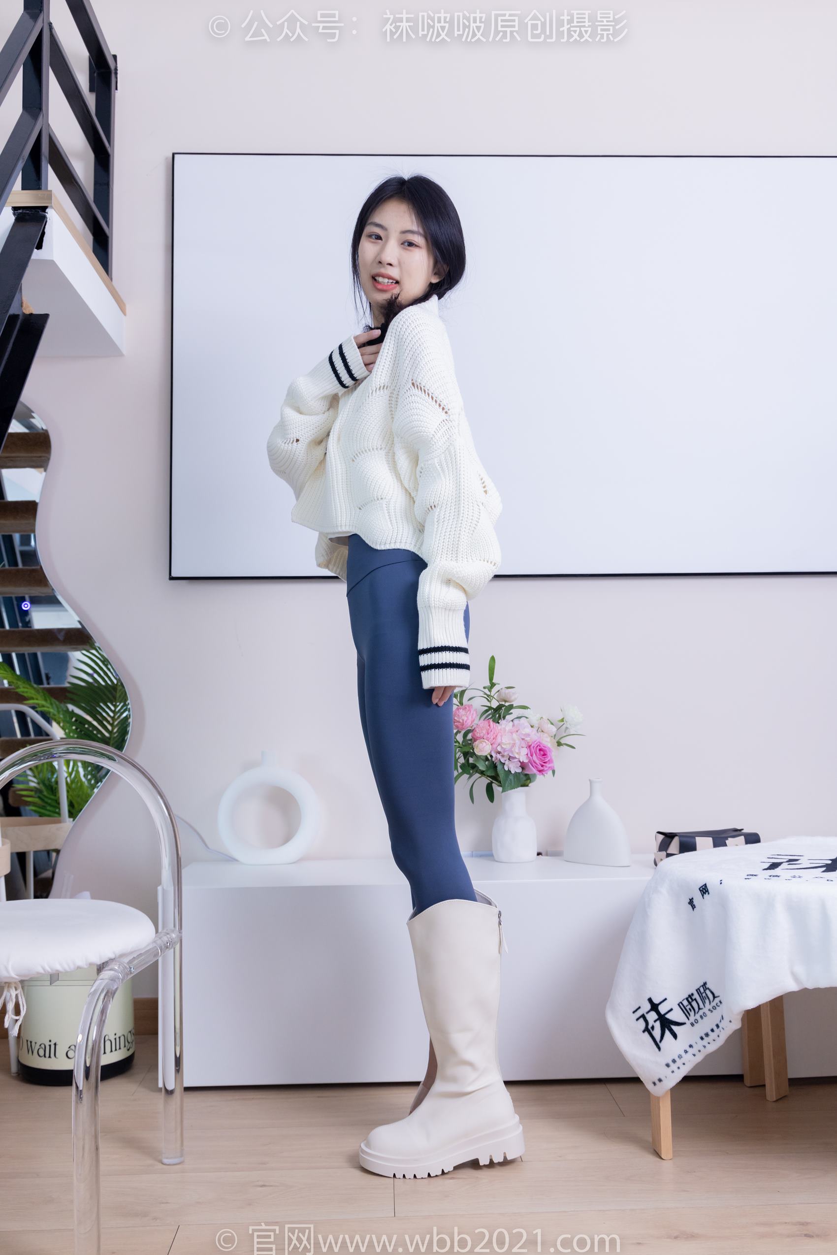 图片[123]-[BoBoSocks袜啵啵]NO.389 奶油-长靴、高跟凉鞋、黑丝、瑜伽裤裤里丝[190P] – 速更版-美库