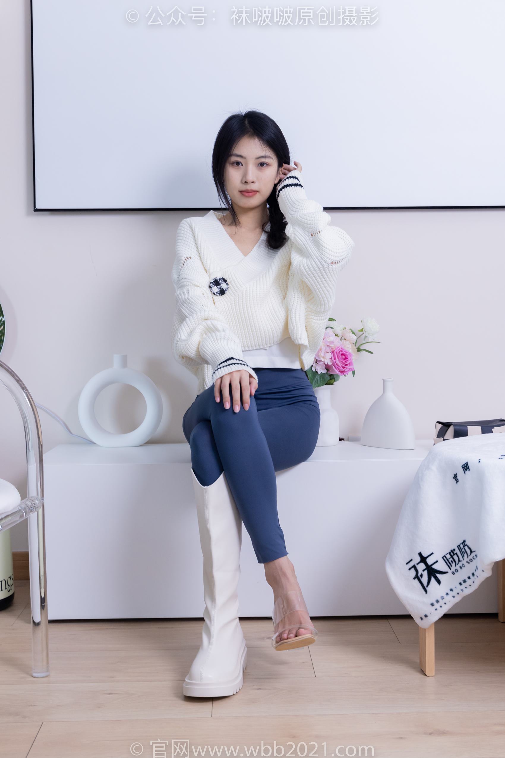 图片[128]-[BoBoSocks袜啵啵]NO.389 奶油-长靴、高跟凉鞋、黑丝、瑜伽裤裤里丝[190P] – 速更版-美库