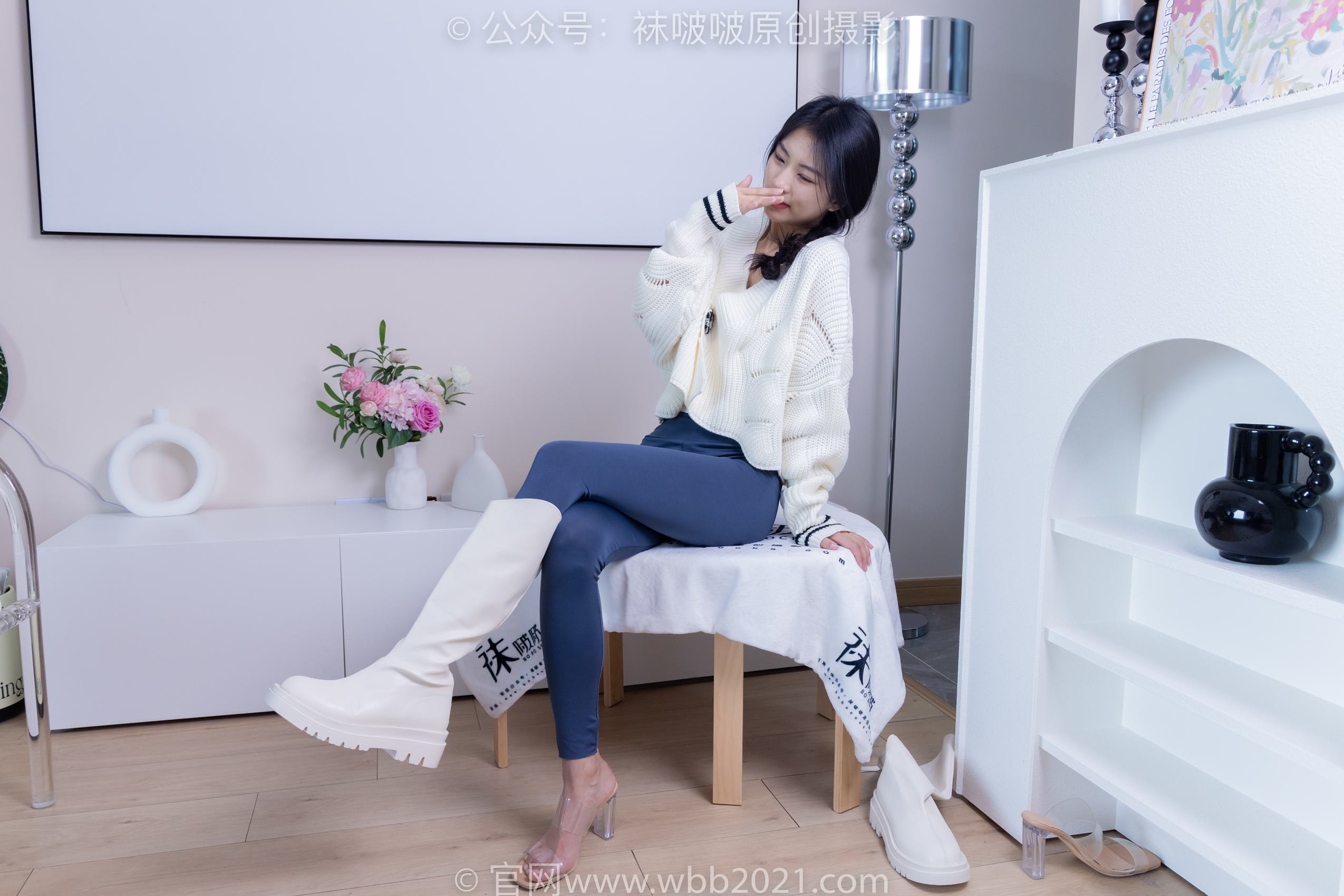 图片[147]-[BoBoSocks袜啵啵]NO.389 奶油-长靴、高跟凉鞋、黑丝、瑜伽裤裤里丝[190P] – 速更版-美库