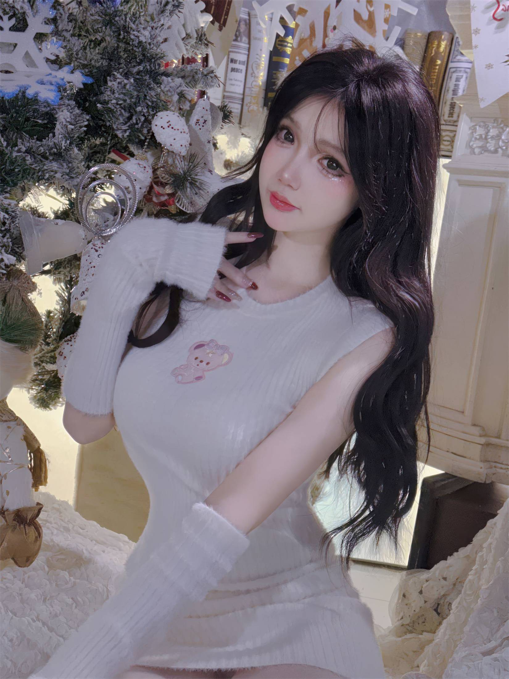 图片[78]-雪晴Astra  – 圣诞节 白雪[105P] – 速更版-美库