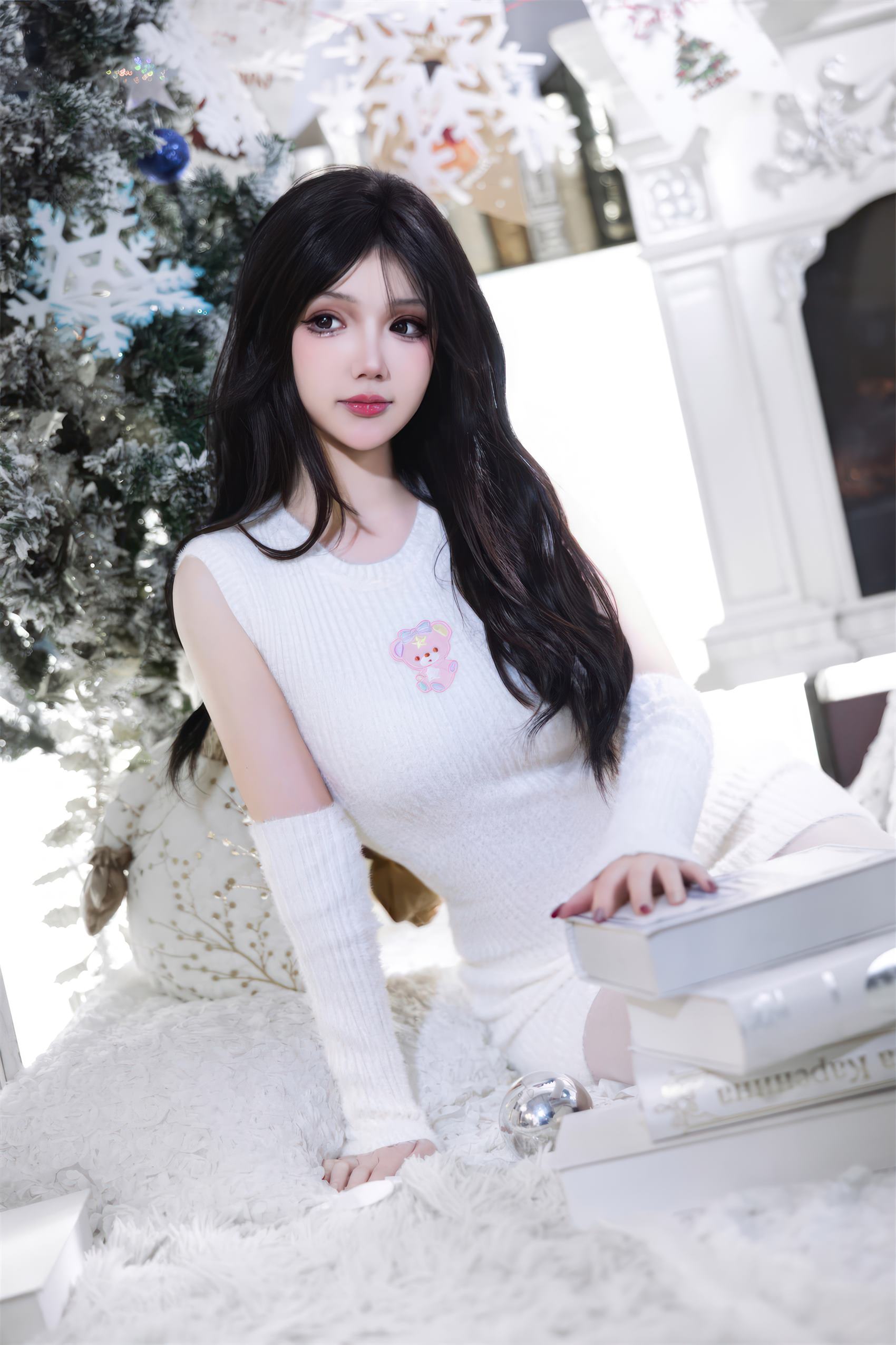 图片[95]-雪晴Astra  – 圣诞节 白雪[105P] – 速更版-美库