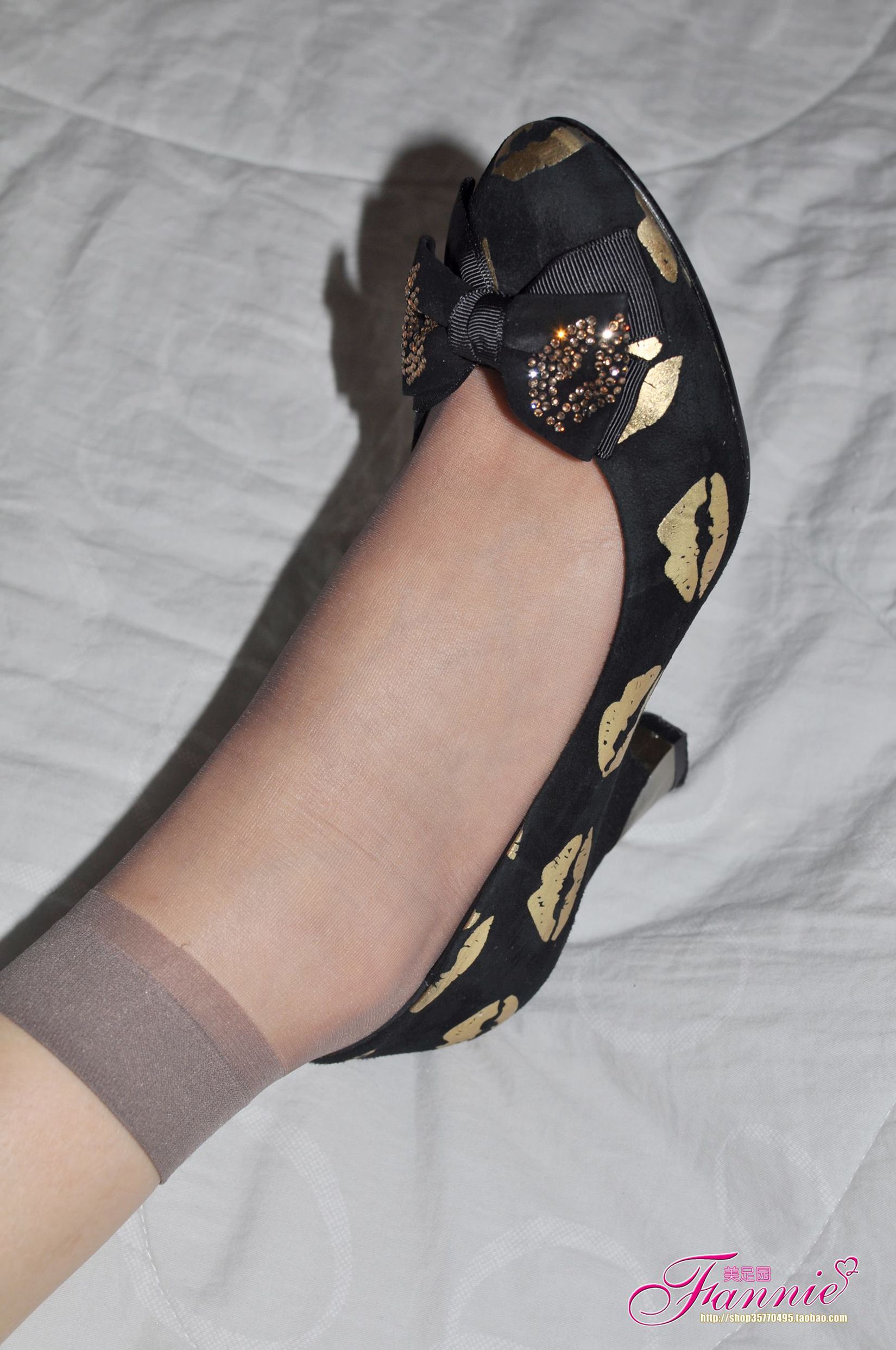 图片[37]-Fannie芬妮每足园 No.527 休闲时光 黑色船袜短灰丝[75P] – 速更版-美库