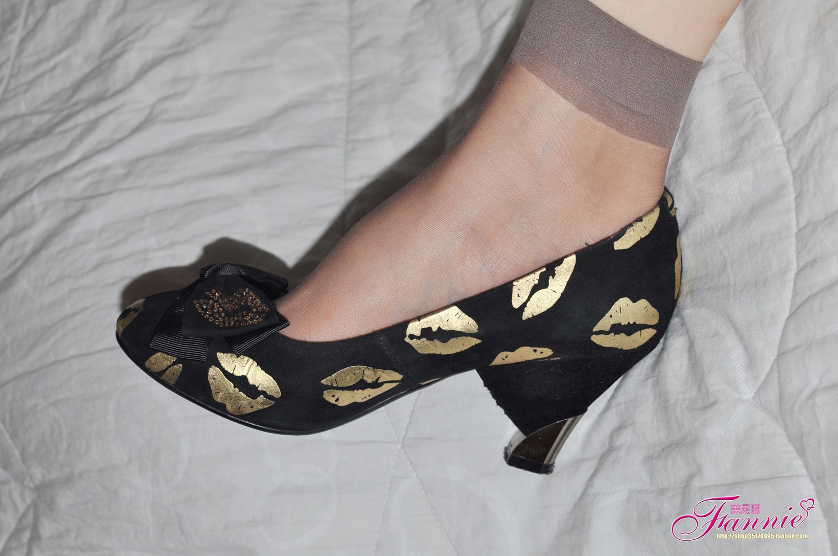 图片[38]-Fannie芬妮每足园 No.527 休闲时光 黑色船袜短灰丝[75P] – 速更版-美库