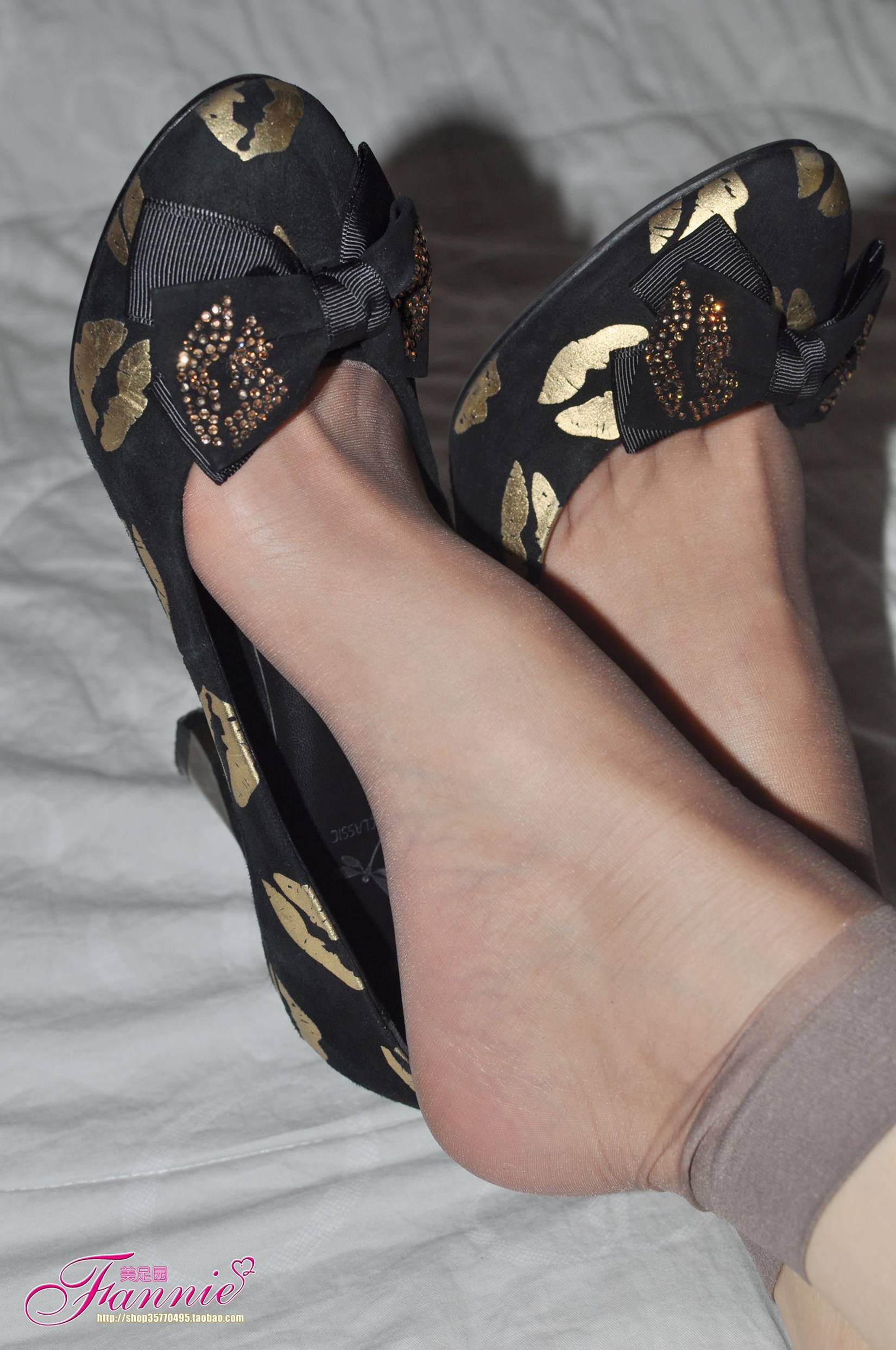 图片[57]-Fannie芬妮每足园 No.527 休闲时光 黑色船袜短灰丝[75P] – 速更版-美库