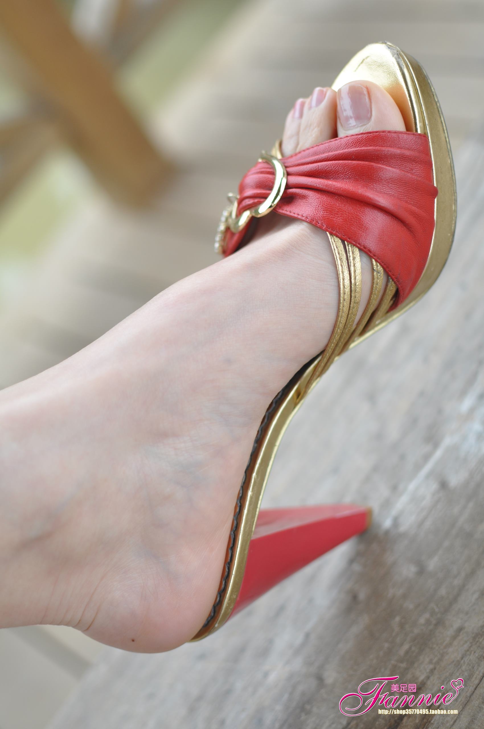 图片[57]-Fannie芬妮每足园 No.528 休闲时光 红凉拖[69P] – 速更版-美库