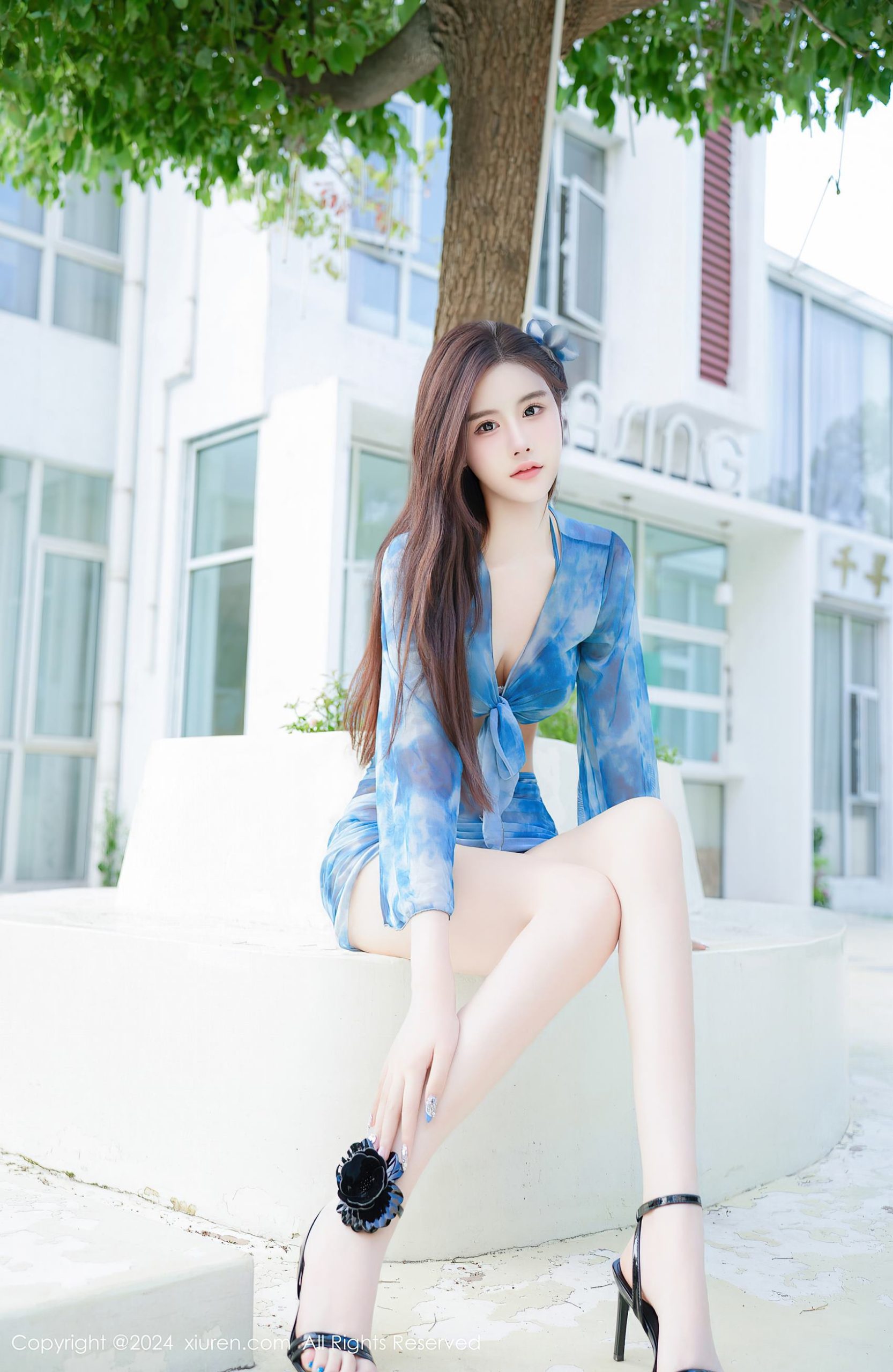 图片[20]-[Xiuren秀人网]2024.06.28 NO.8779 Erikaki 蓝色泳衣 [46+1P] – 速更版-美库