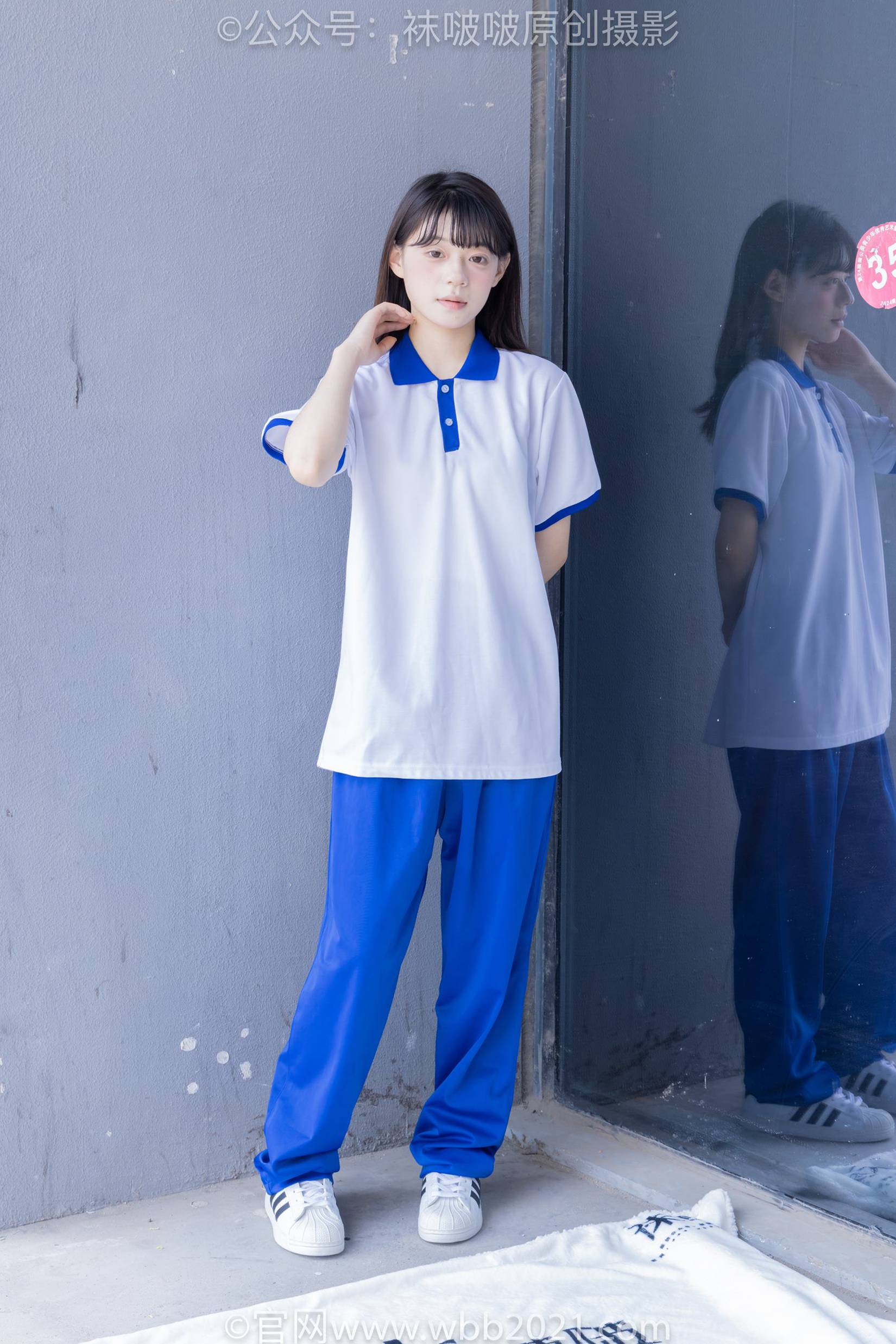 图片[10]-[BoBoSocks袜啵啵]NO.393 糯米-板鞋、白棉袜、裸足、校服[150P] – 速更版-美库