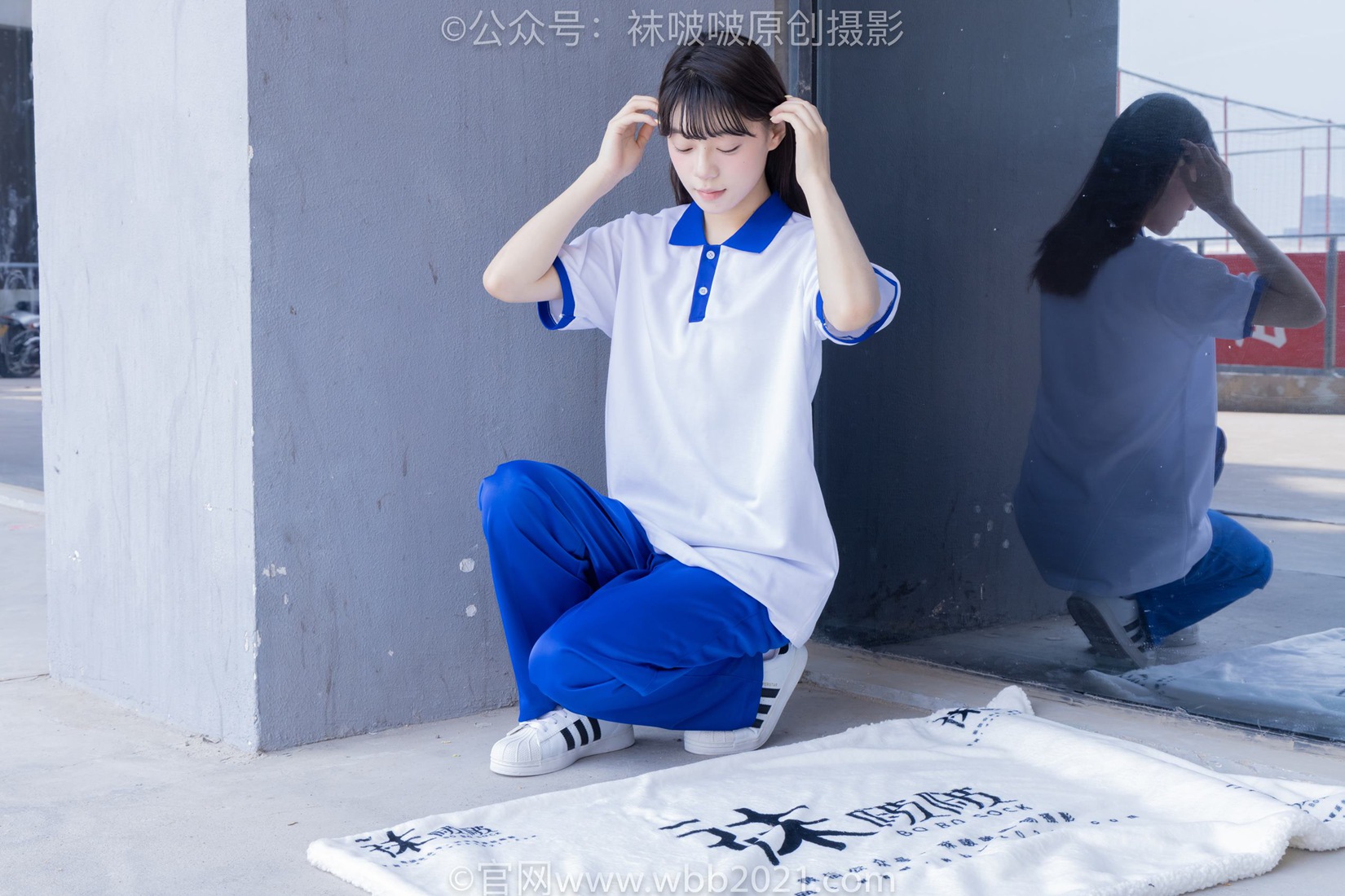 图片[21]-[BoBoSocks袜啵啵]NO.393 糯米-板鞋、白棉袜、裸足、校服[150P] – 速更版-美库