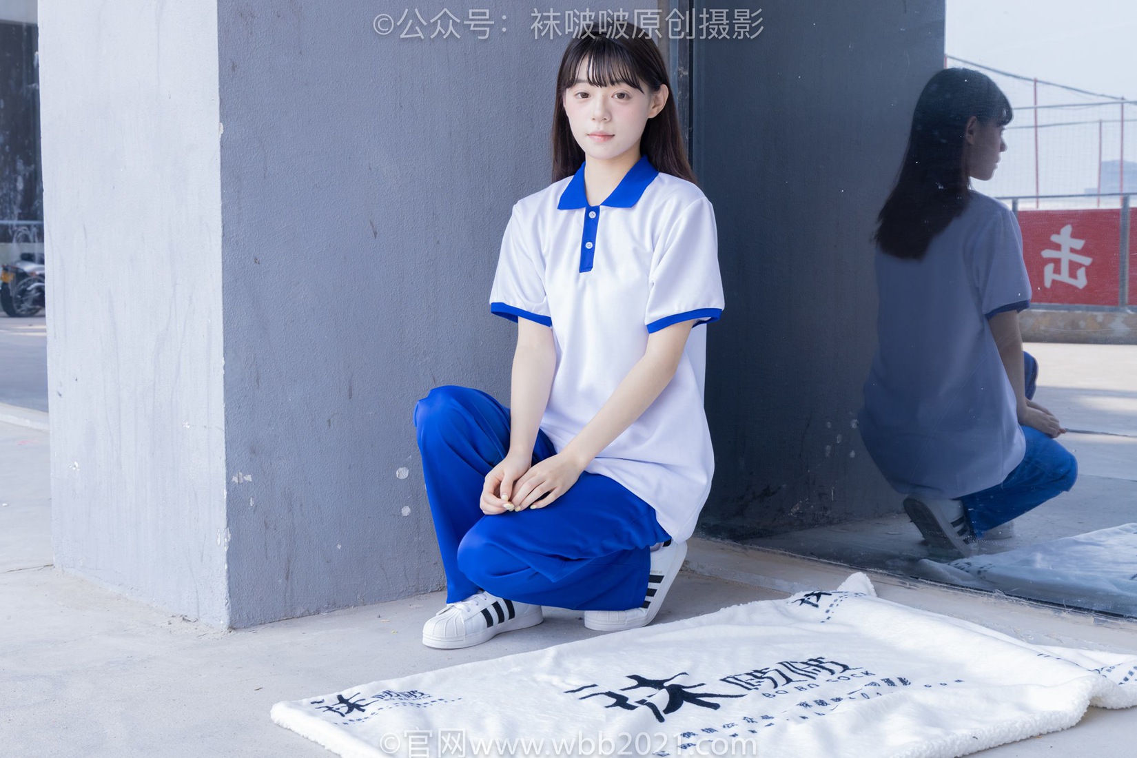 图片[22]-[BoBoSocks袜啵啵]NO.393 糯米-板鞋、白棉袜、裸足、校服[150P] – 速更版-美库