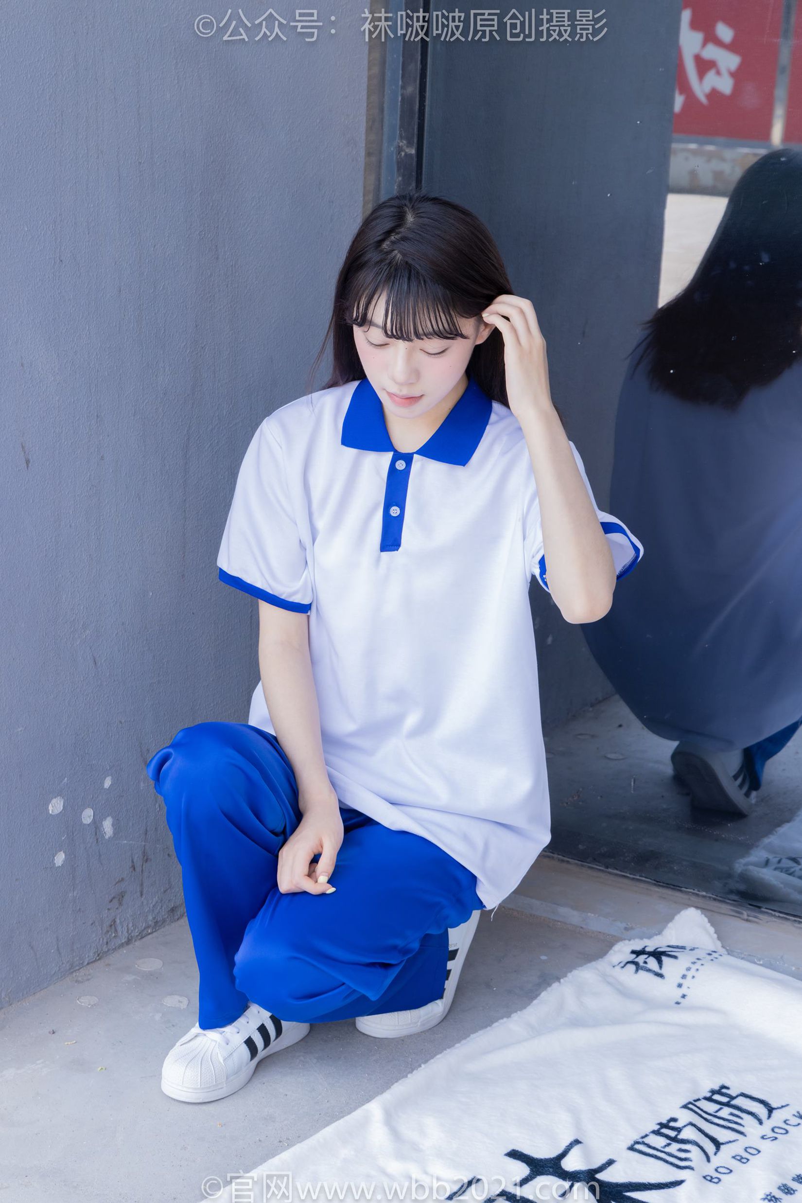 图片[25]-[BoBoSocks袜啵啵]NO.393 糯米-板鞋、白棉袜、裸足、校服[150P] – 速更版-美库