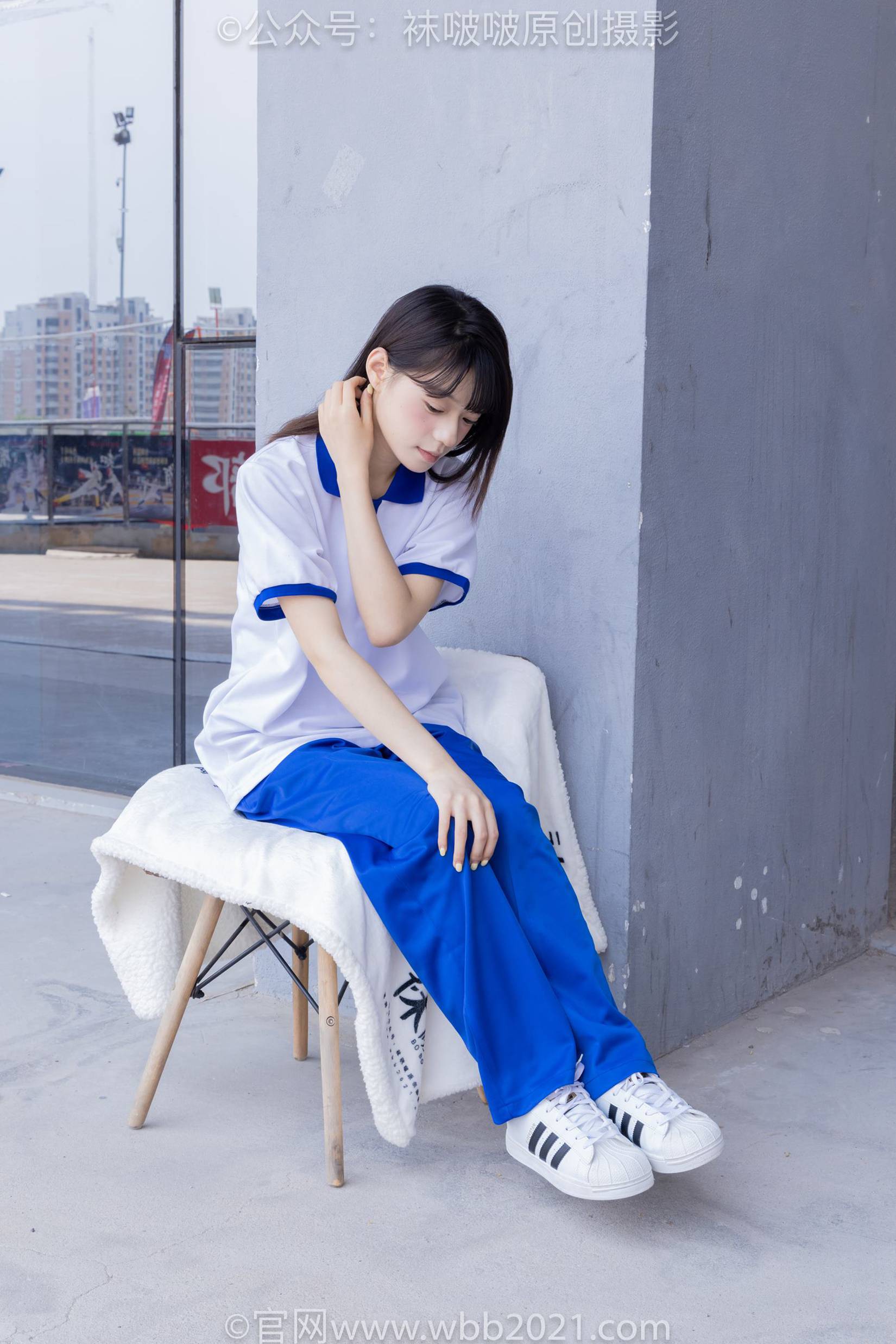 图片[44]-[BoBoSocks袜啵啵]NO.393 糯米-板鞋、白棉袜、裸足、校服[150P] – 速更版-美库