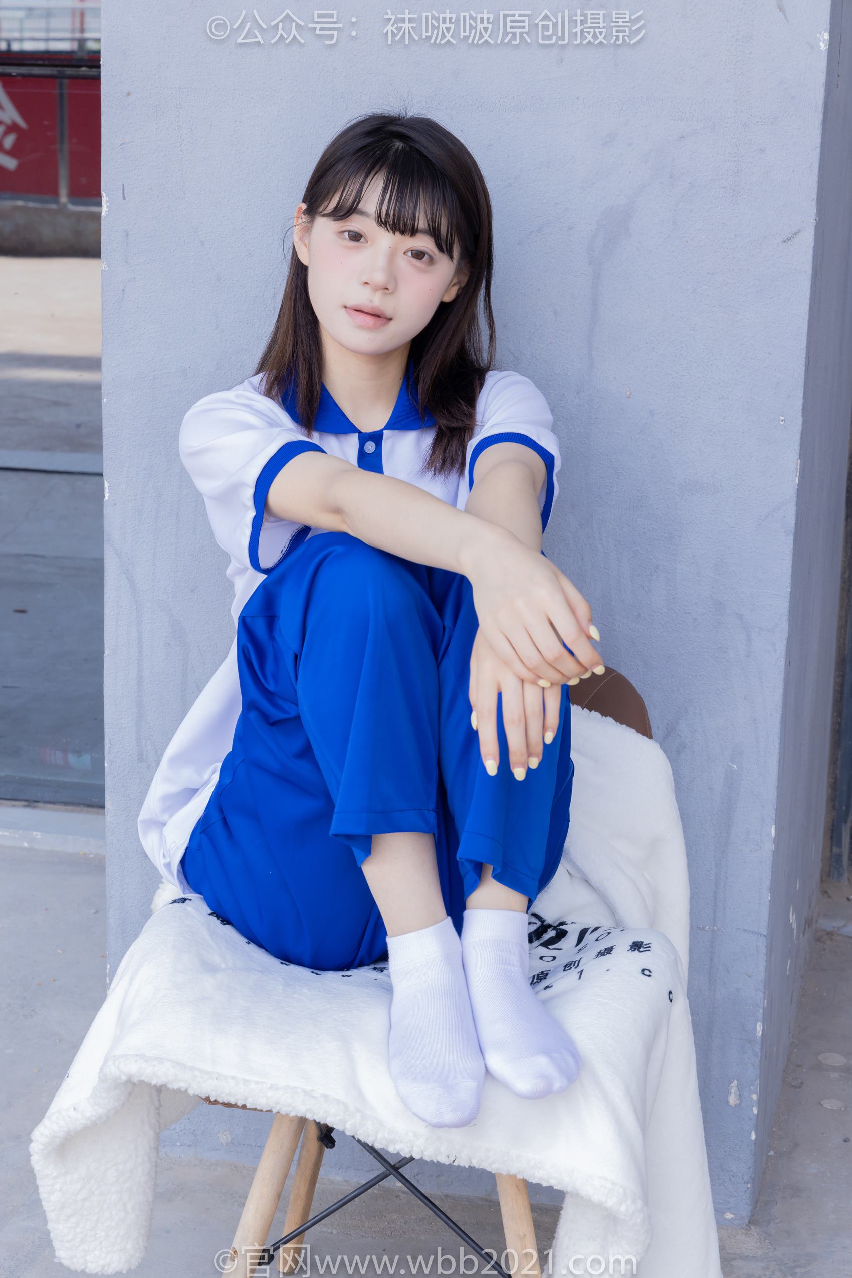 图片[48]-[BoBoSocks袜啵啵]NO.393 糯米-板鞋、白棉袜、裸足、校服[150P] – 速更版-美库