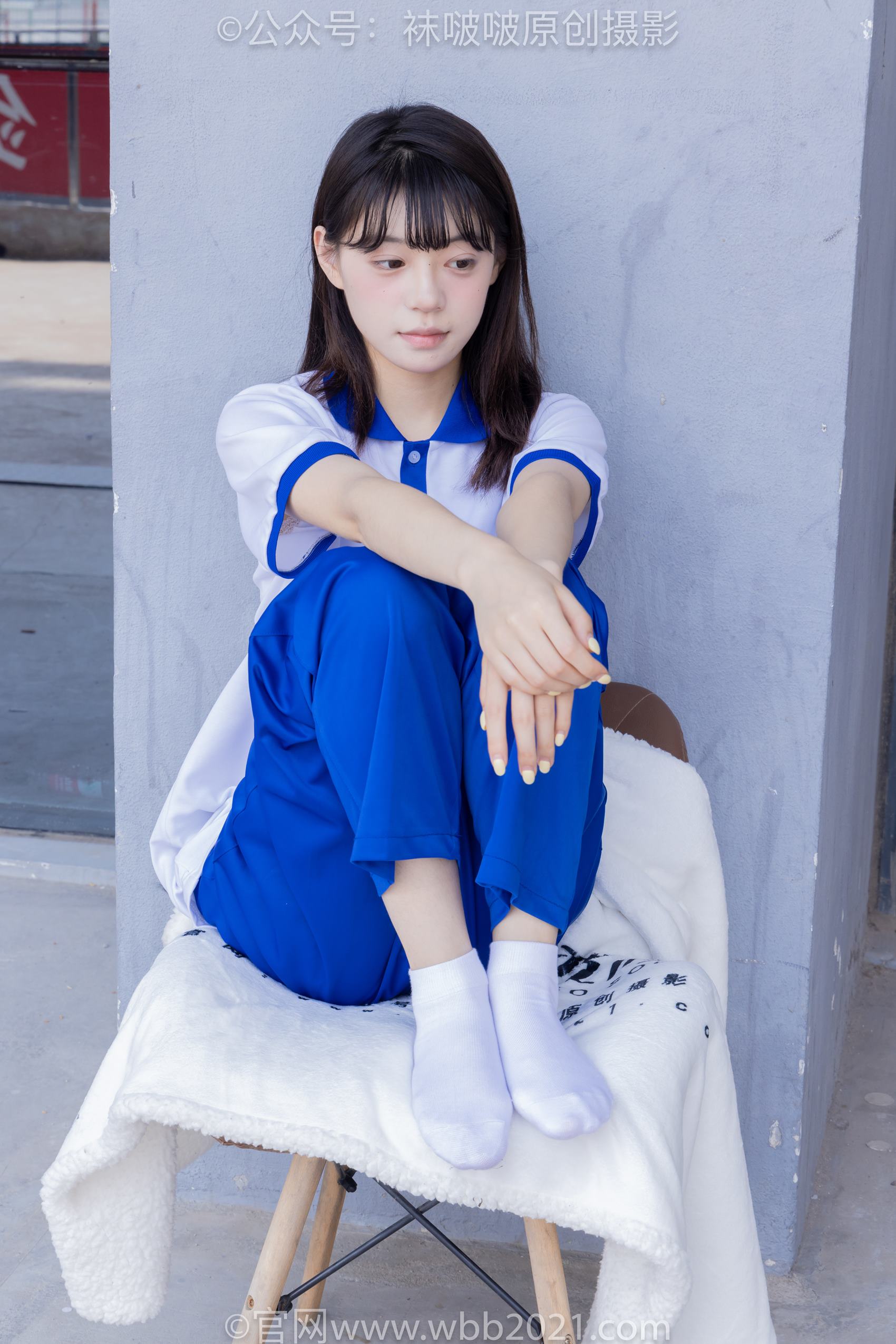 图片[49]-[BoBoSocks袜啵啵]NO.393 糯米-板鞋、白棉袜、裸足、校服[150P] – 速更版-美库