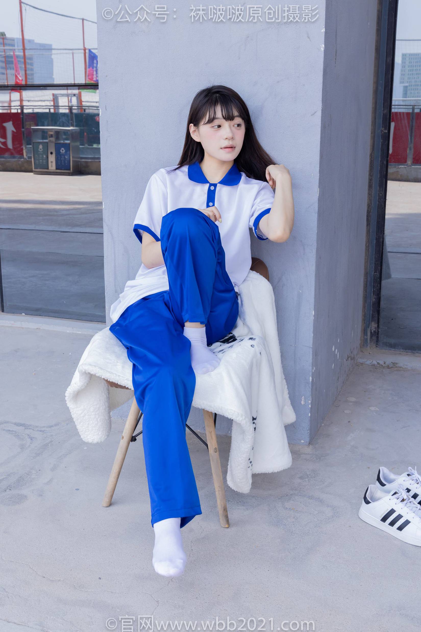 图片[54]-[BoBoSocks袜啵啵]NO.393 糯米-板鞋、白棉袜、裸足、校服[150P] – 速更版-美库