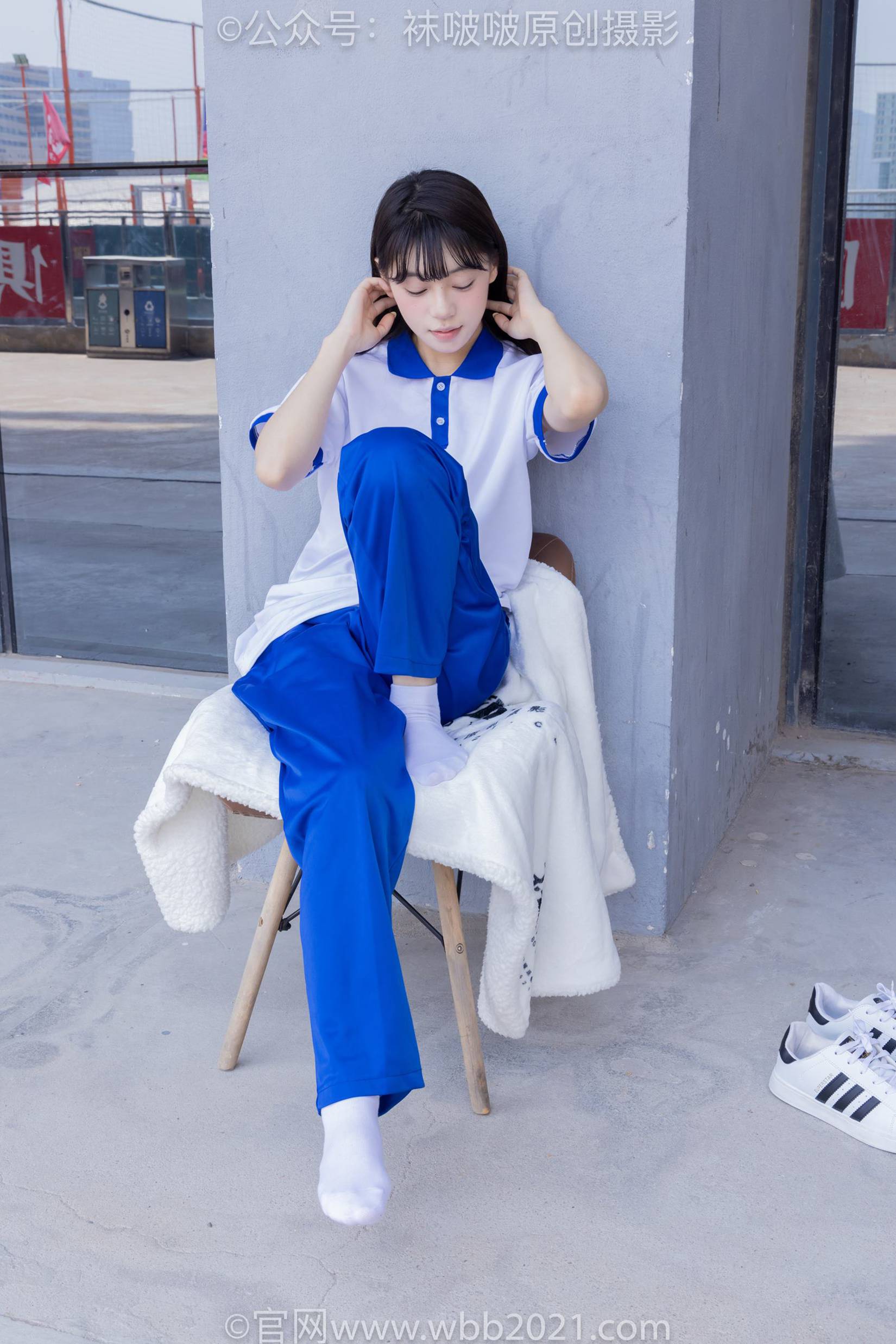 图片[55]-[BoBoSocks袜啵啵]NO.393 糯米-板鞋、白棉袜、裸足、校服[150P] – 速更版-美库