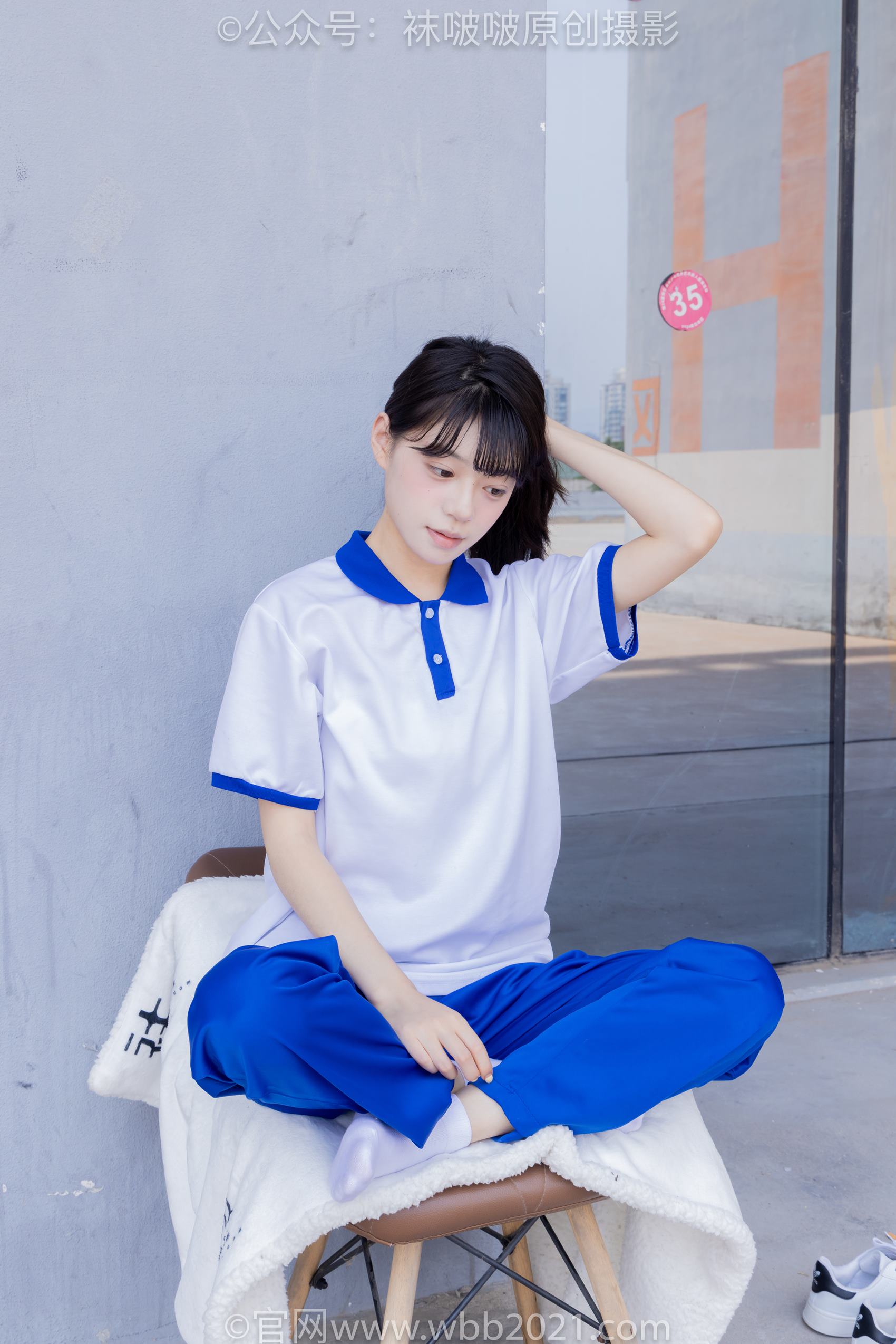 图片[69]-[BoBoSocks袜啵啵]NO.393 糯米-板鞋、白棉袜、裸足、校服[150P] – 速更版-美库